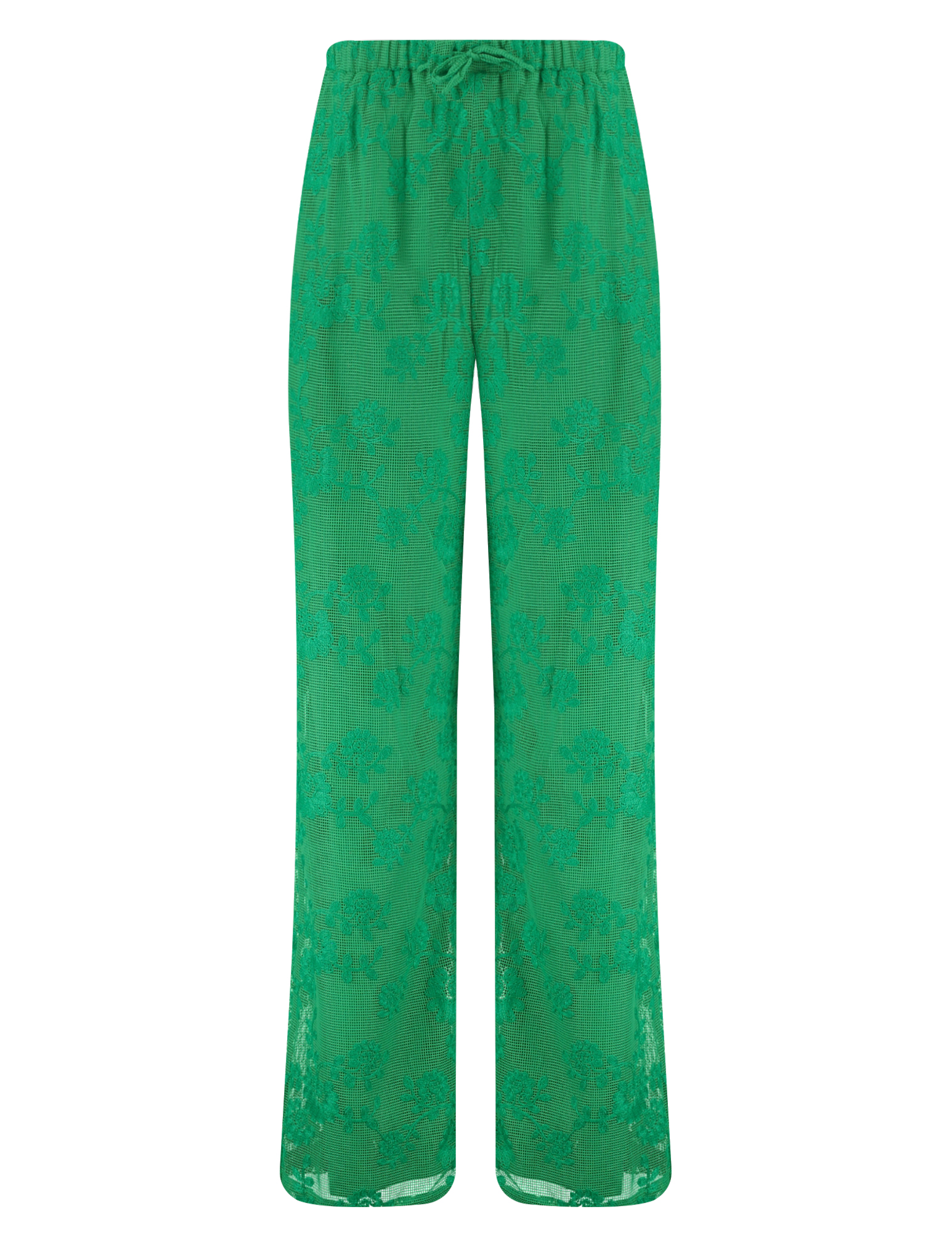 Refined Department Knitted wide leg pants Mara R2503128647 Groen