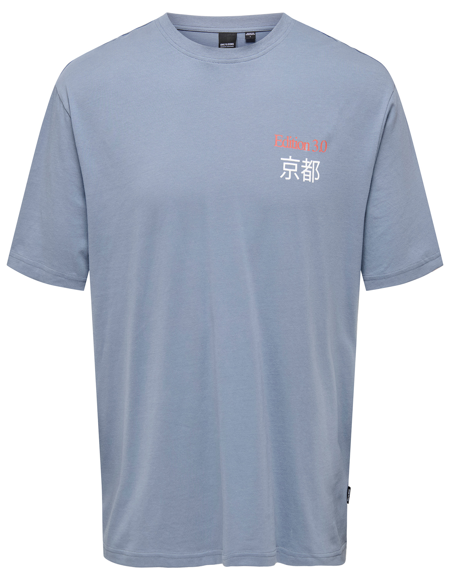 ONLY & SONS T-shirt Keane 22033620 Licht blauw