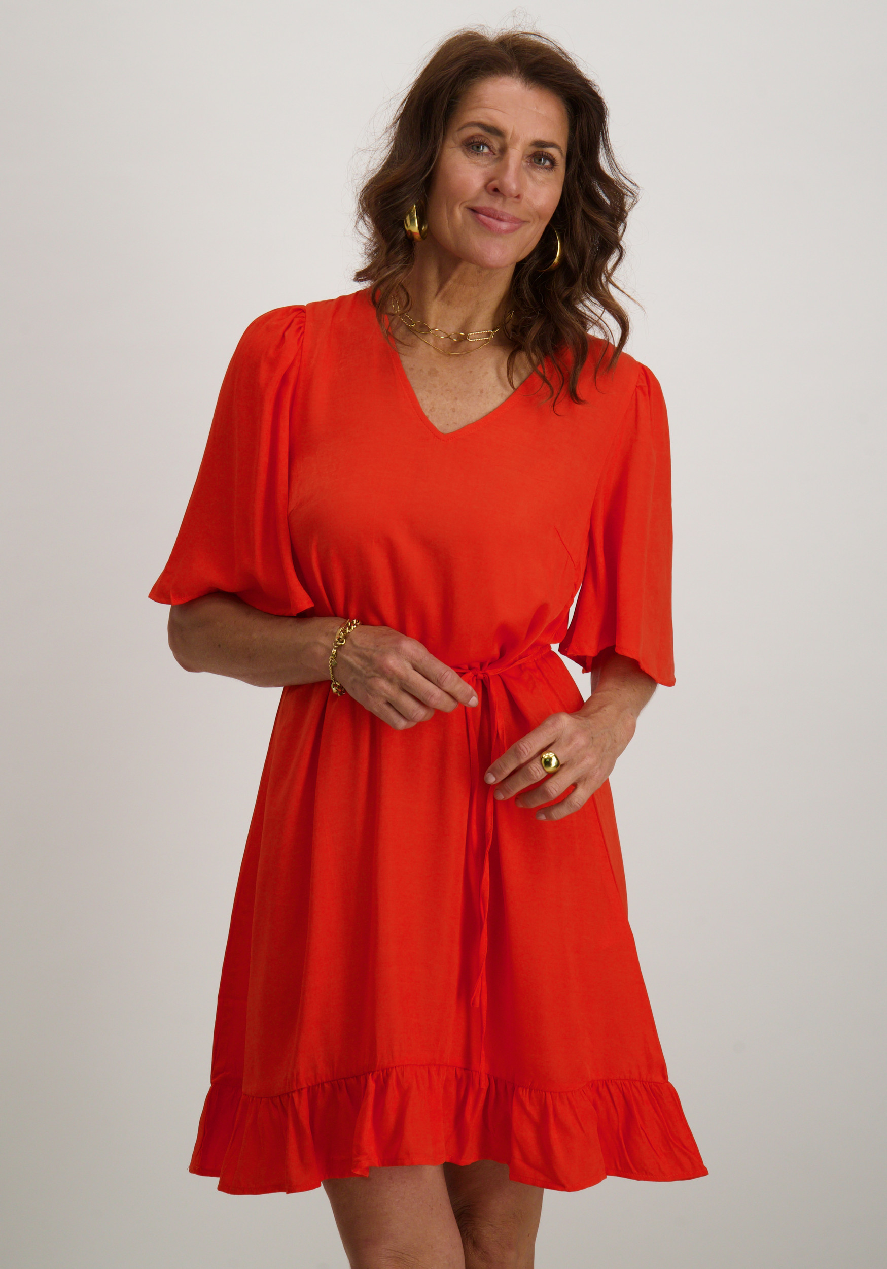 Kaffe Clothing Jurk Devi 10510046 Rood