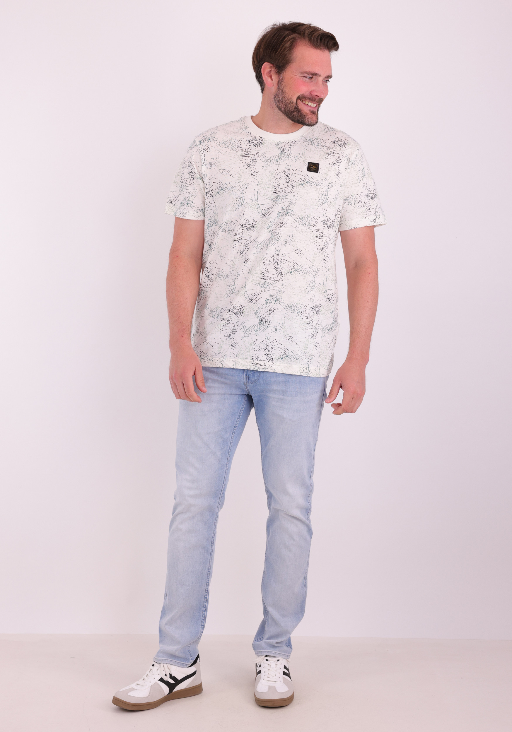 PME Legend T-shirt print  PTSS2604588 Wit