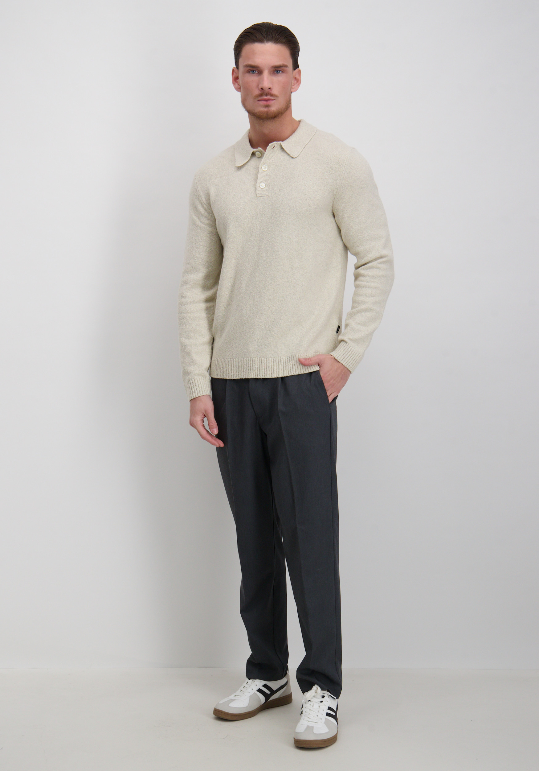 Jack & jones Trui Blamaverick 12286144 Ecru