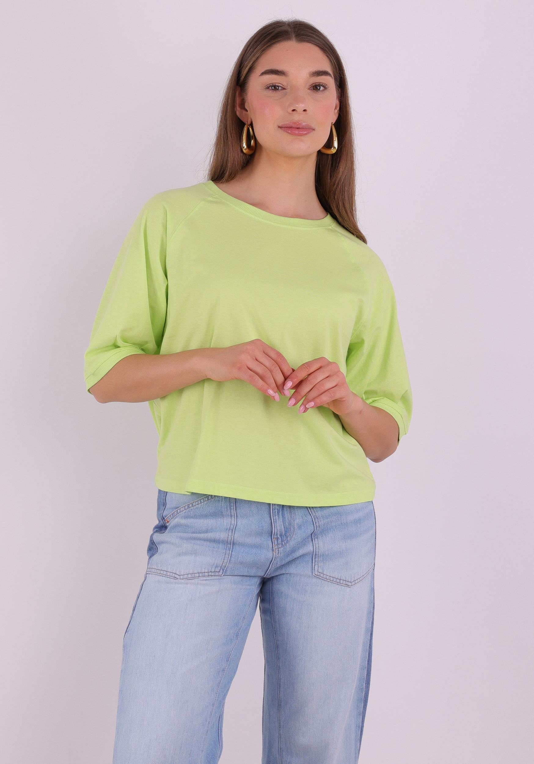 FREE|QUENT T-shirt Comte 208172 Licht groen