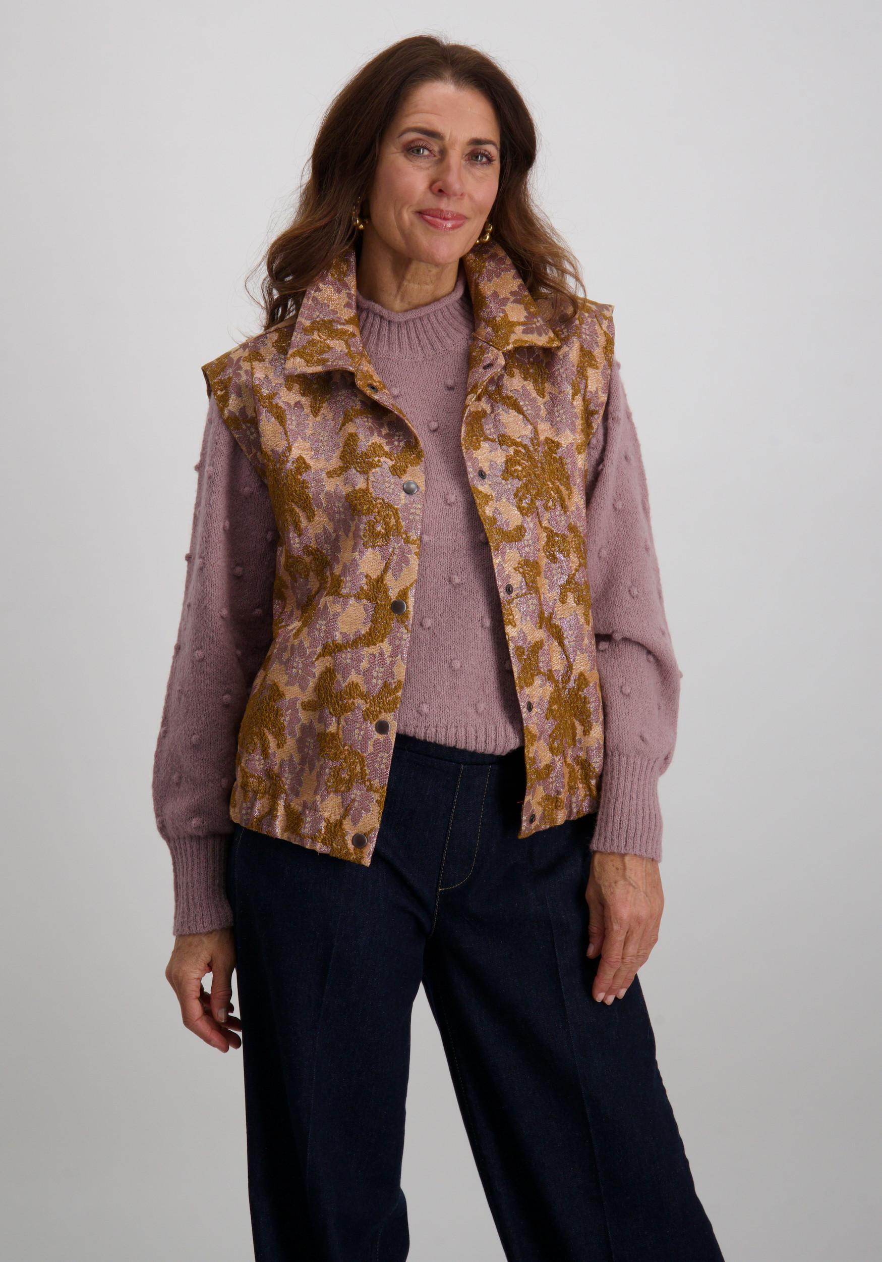 Geisha Gilet 55898-20 Oranje