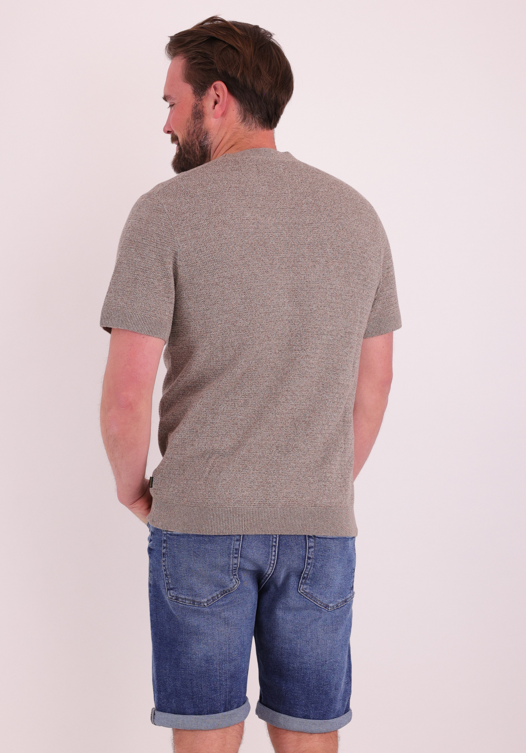 JACK & JONES Trui Riley 12292035 Licht bruin