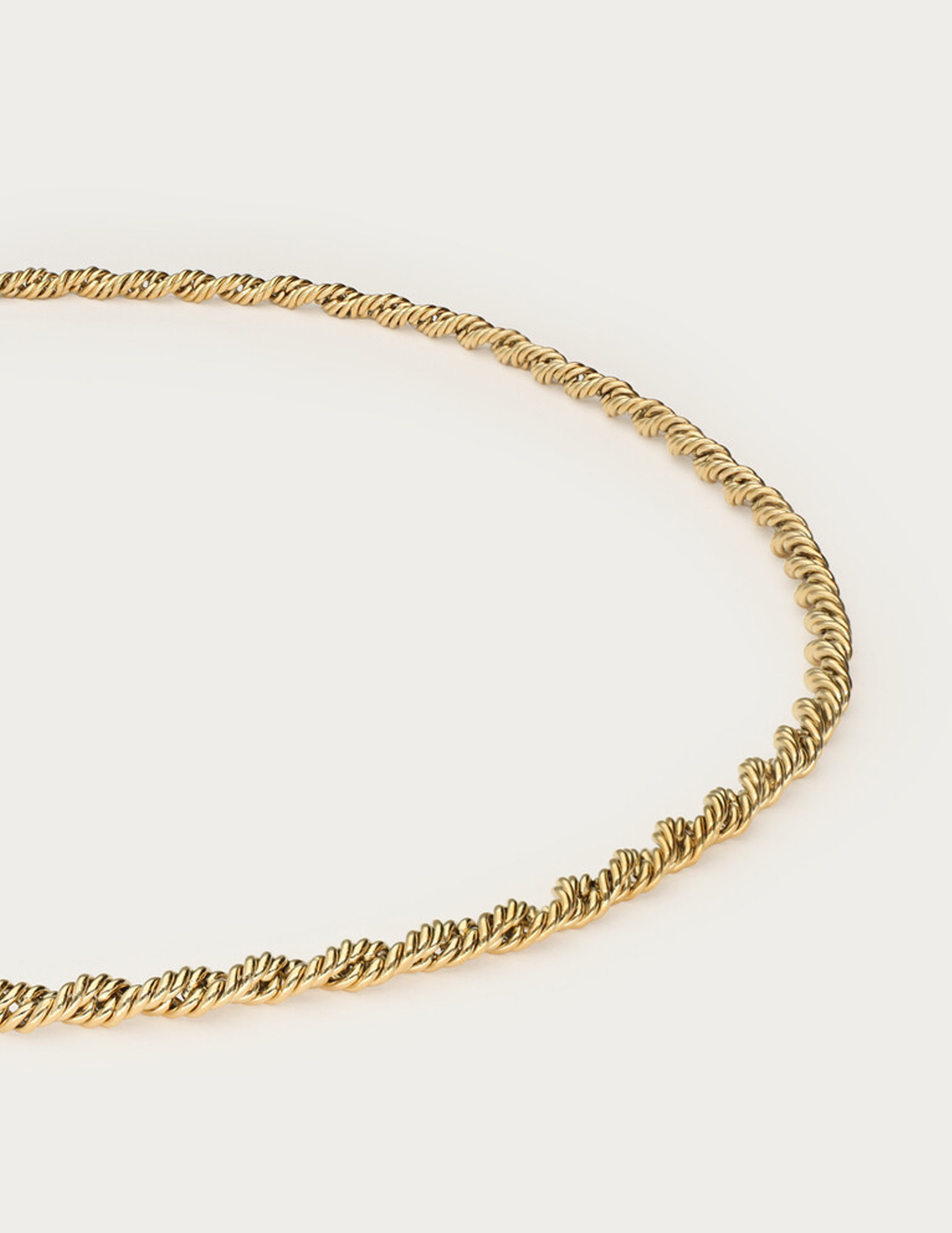 My Jewellery Bold ketting gedraaid klein MJ14157 Goud