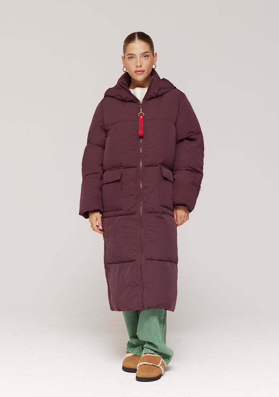 Harper & Yve Winterjas Yitty AW25N224 Donker bruin