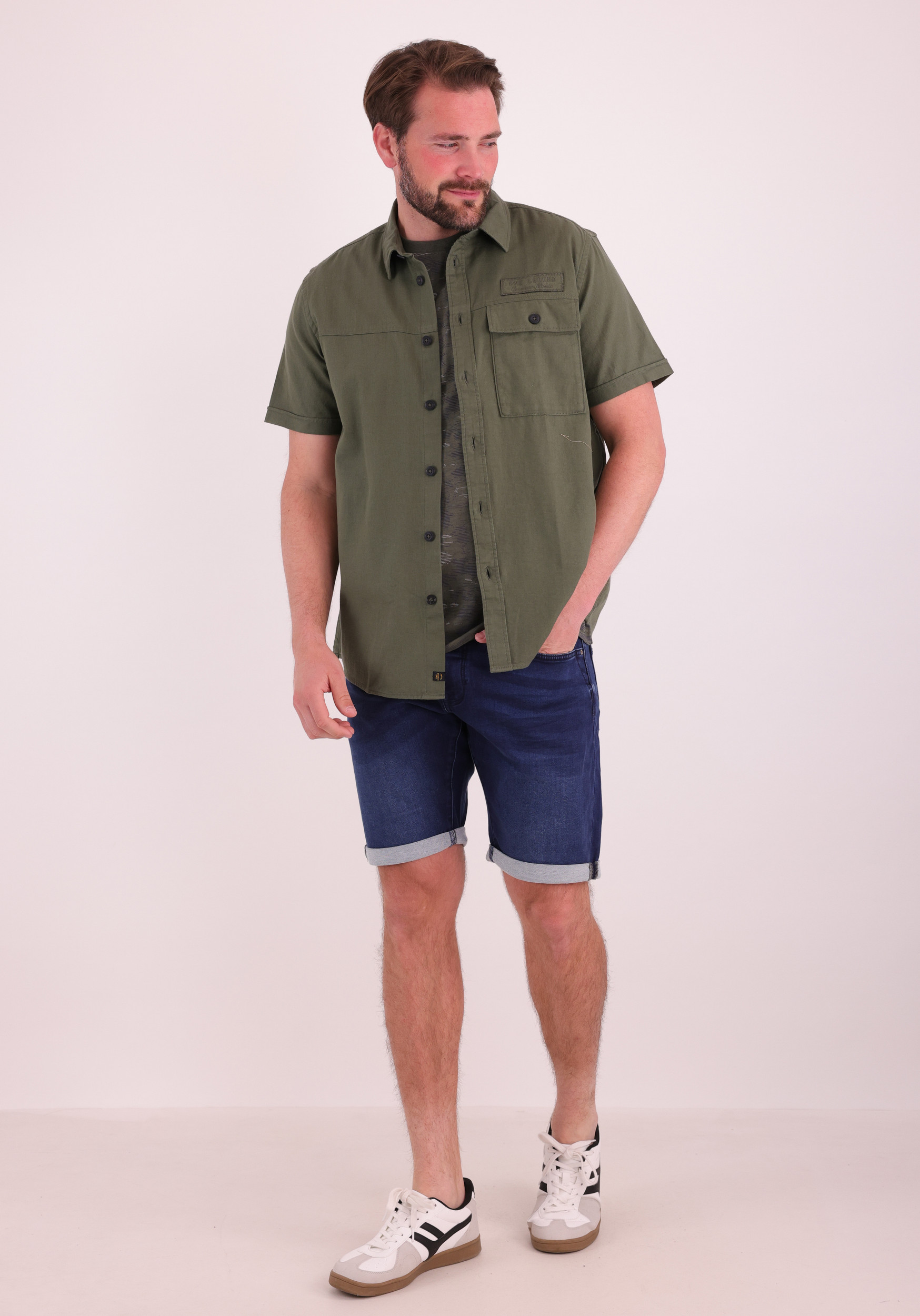 Petrol Denim short M-ROS-SHO001 Donker blauw