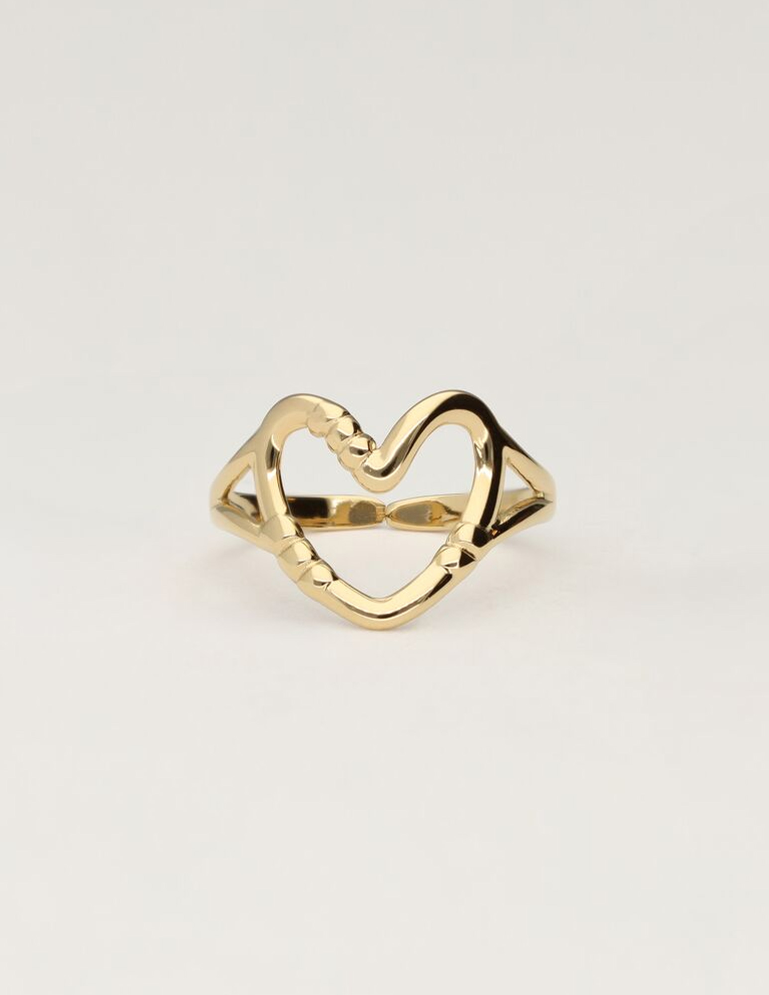 My Jewellery Ring met open hart MJ11648 Goud