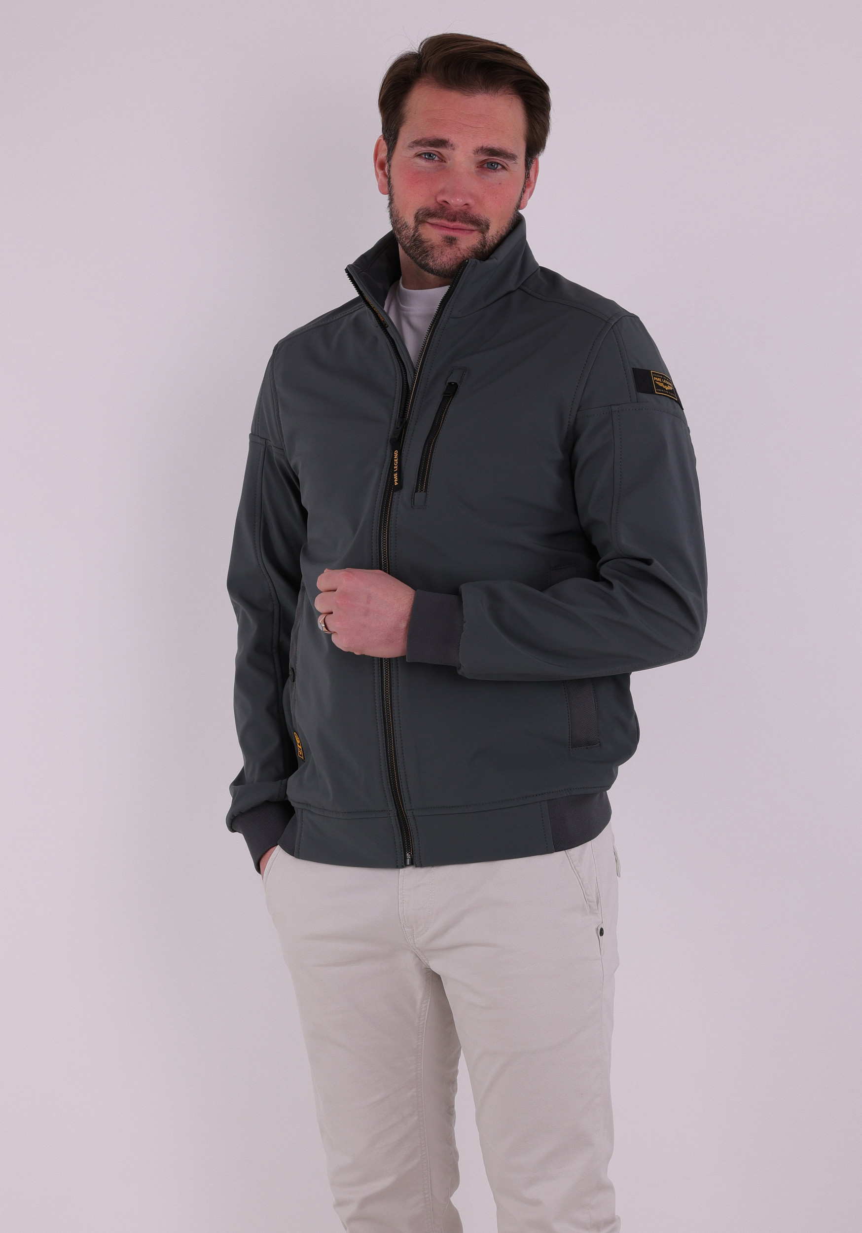 PME Legend Jas Flight jacket PJA2602108 Midden groen