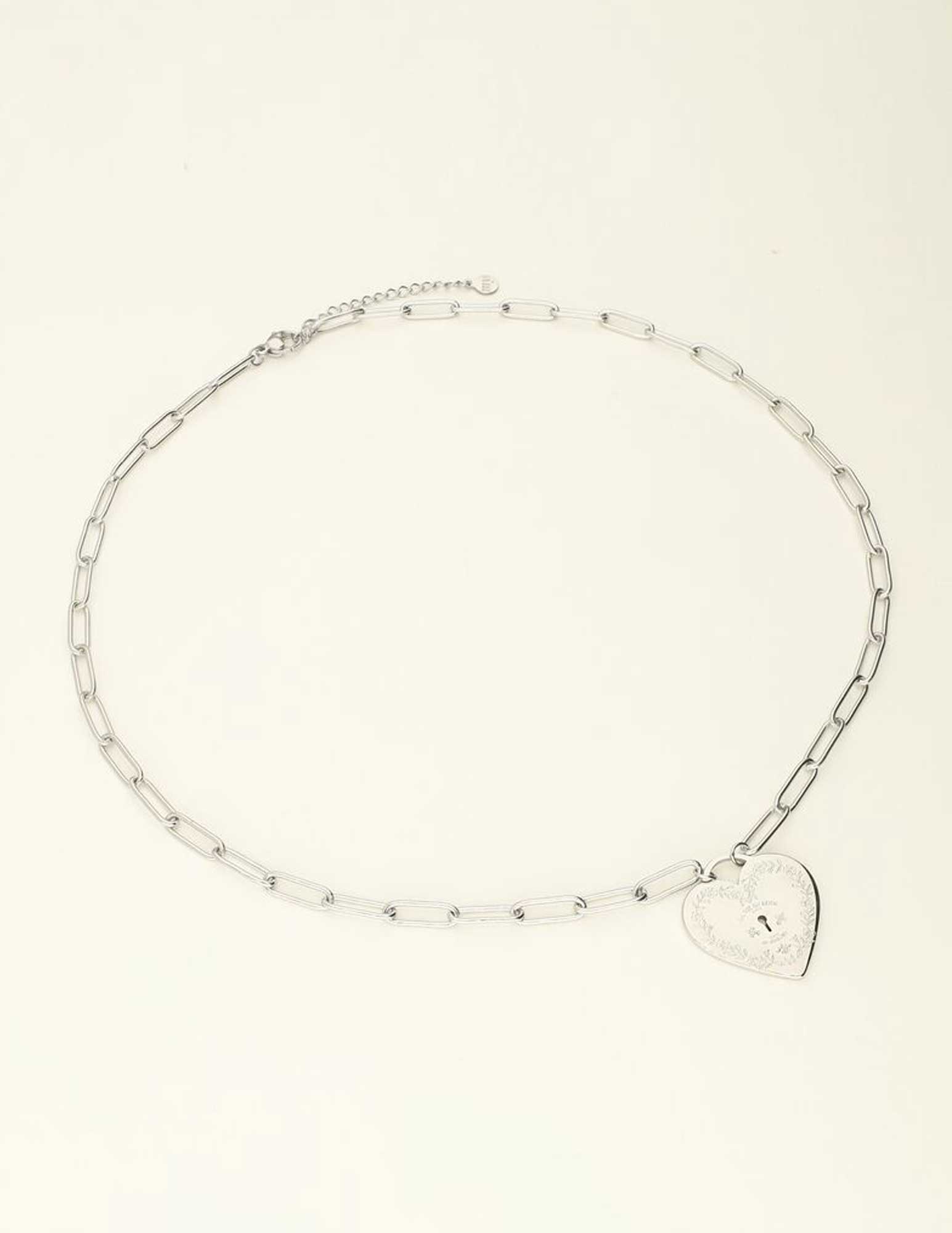 My Jewellery Mystic ketting met hart MJ09429 Zilver