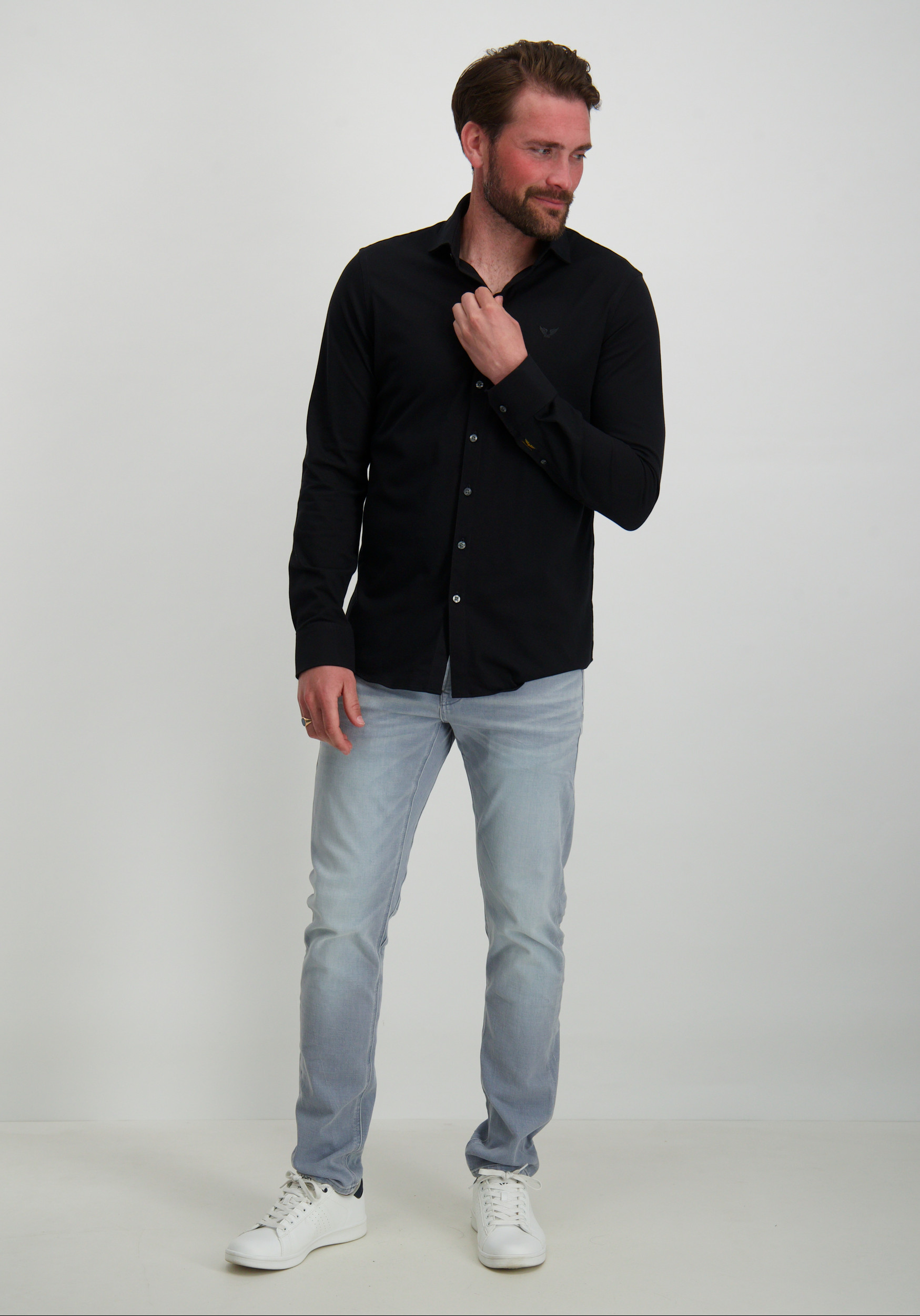 PME Legend Overhemd PSI2400033 Zwart