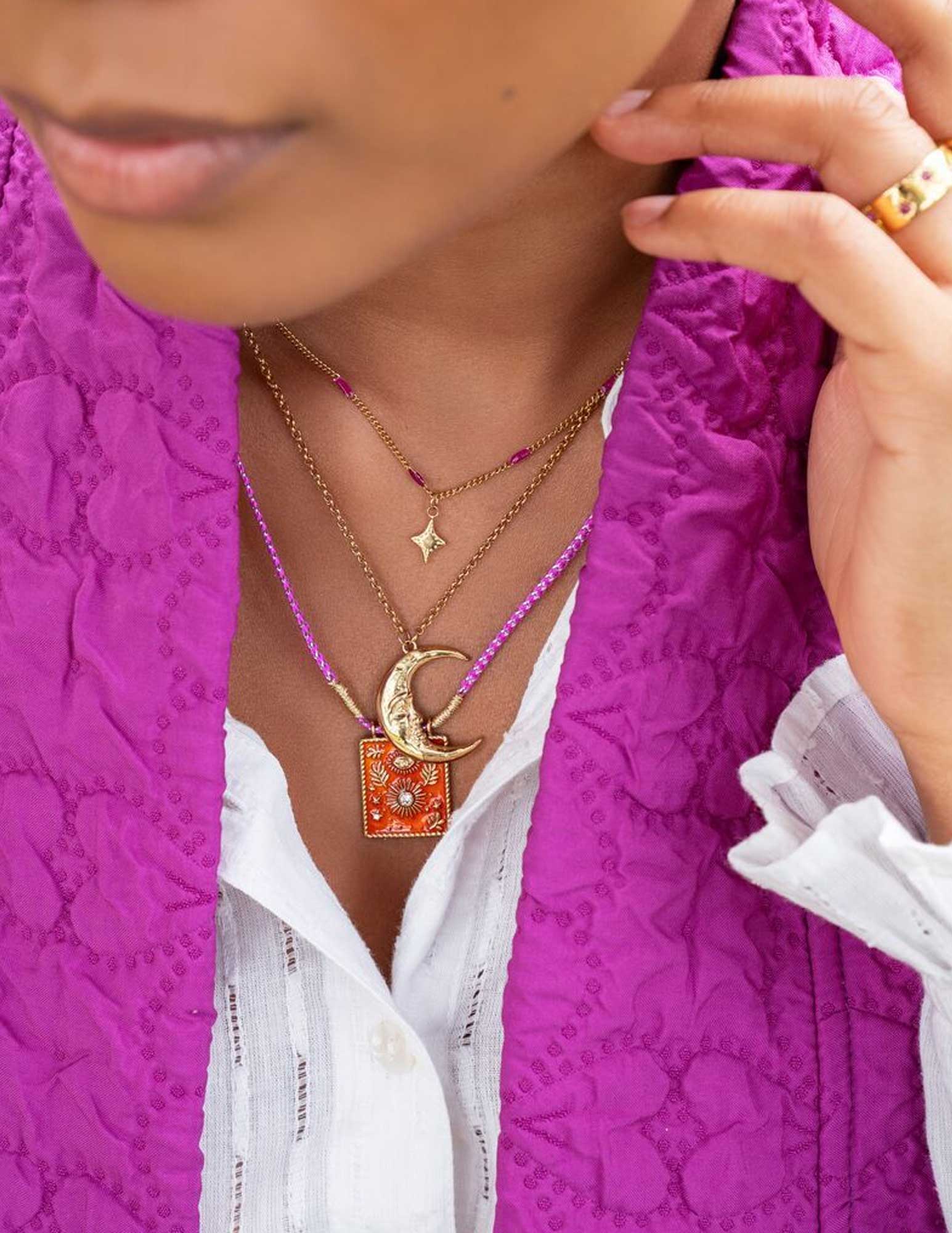 My Jewellery Mystic ketting sparkle MJ09424 Zilver