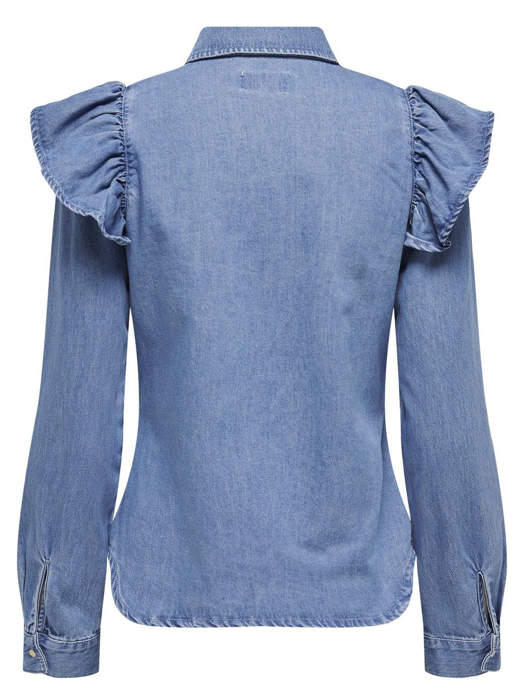 Only Blouse Indigo 15297988 Jeans blauw