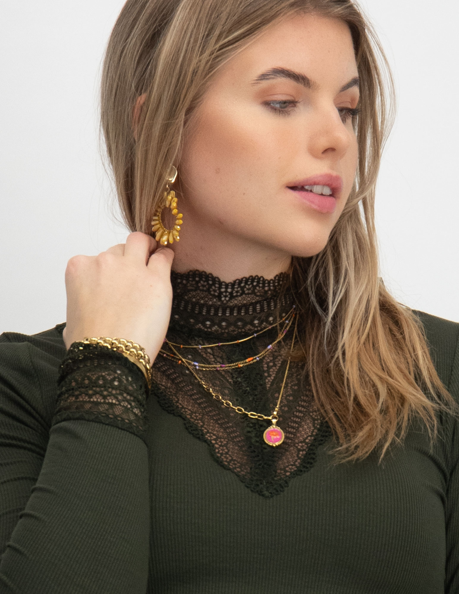 Only T-shirt Tilde 15207788 Groen