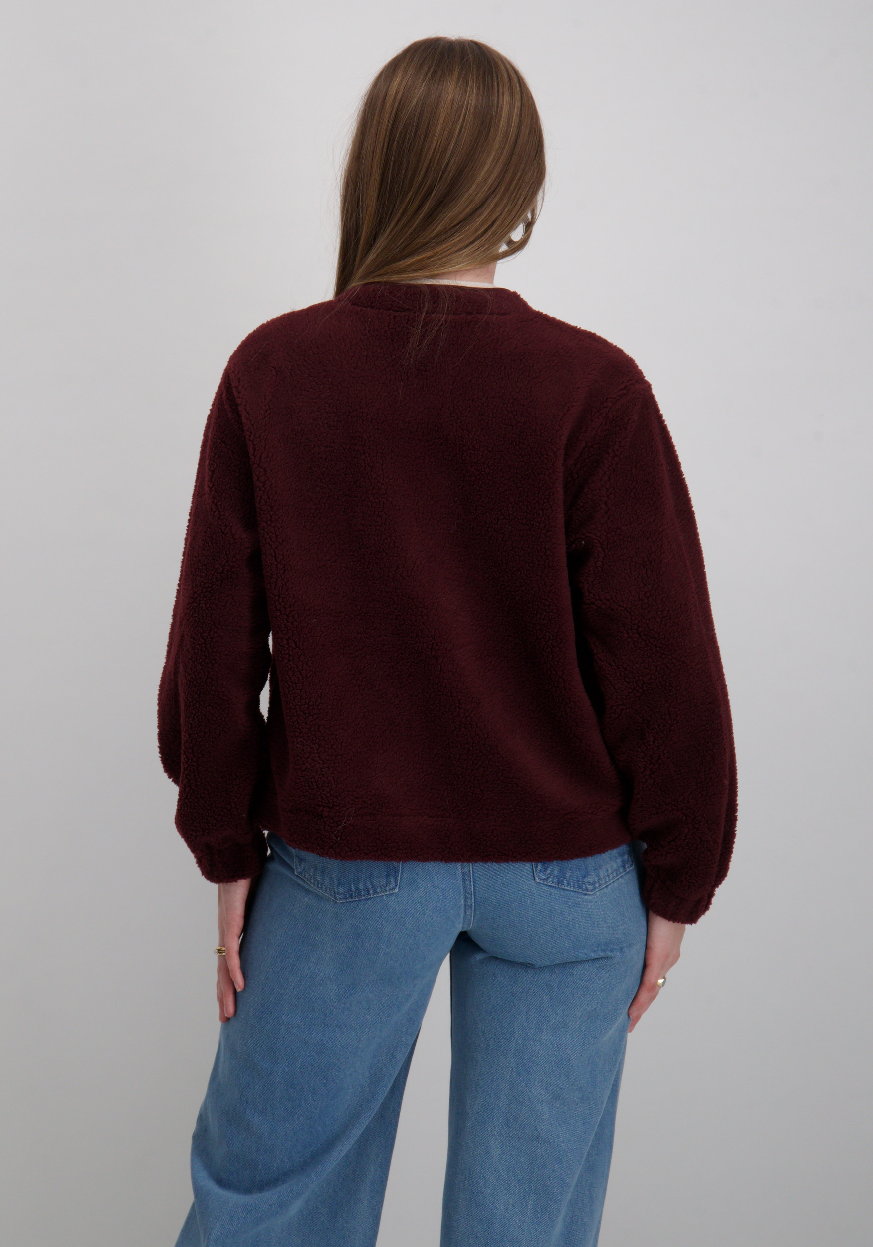 FREE|QUENT Bomberjacket Teddy 207639 Bordeaux