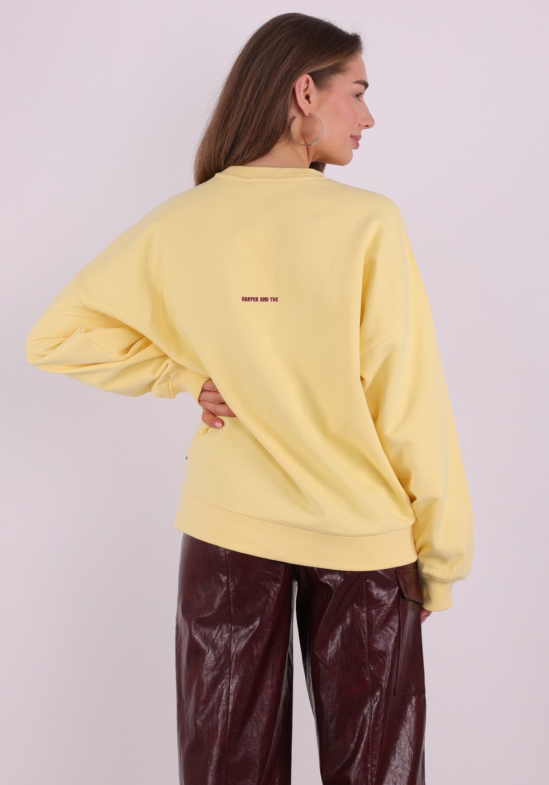 Harper & Yve Sweater Lex SS6Y503 Licht geel