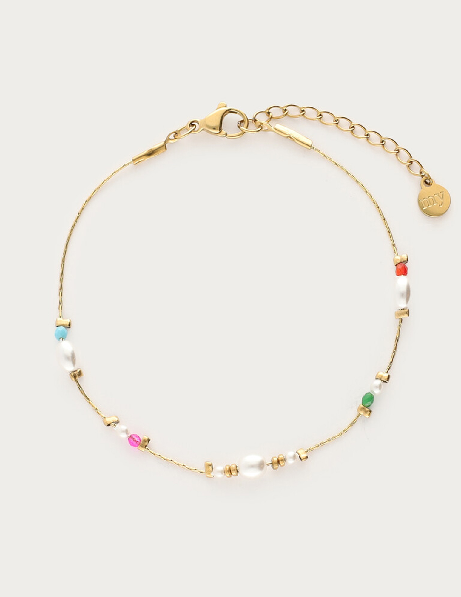 My Jewellery Mystic armband met kralen MJ14237 Goud