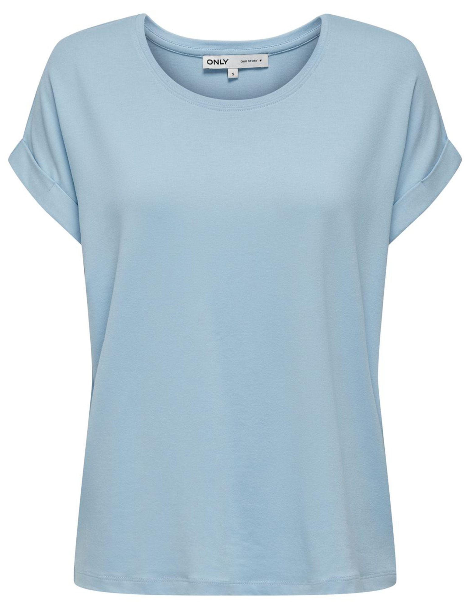 Only T-shirt Moster 15106662 Licht Blauw