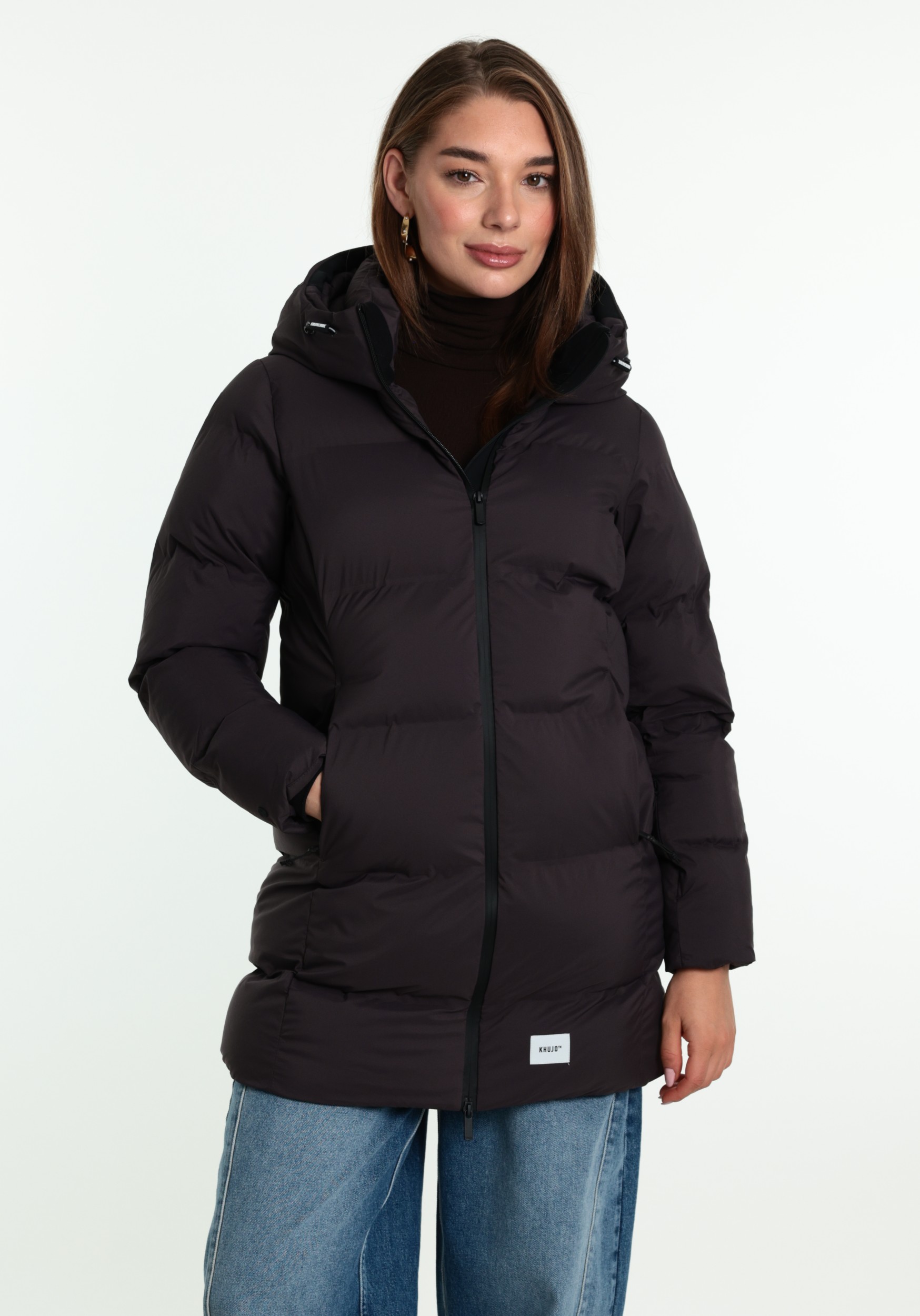 KHUJO Winterjas Tanare 5 1073JK263 Donker Paars