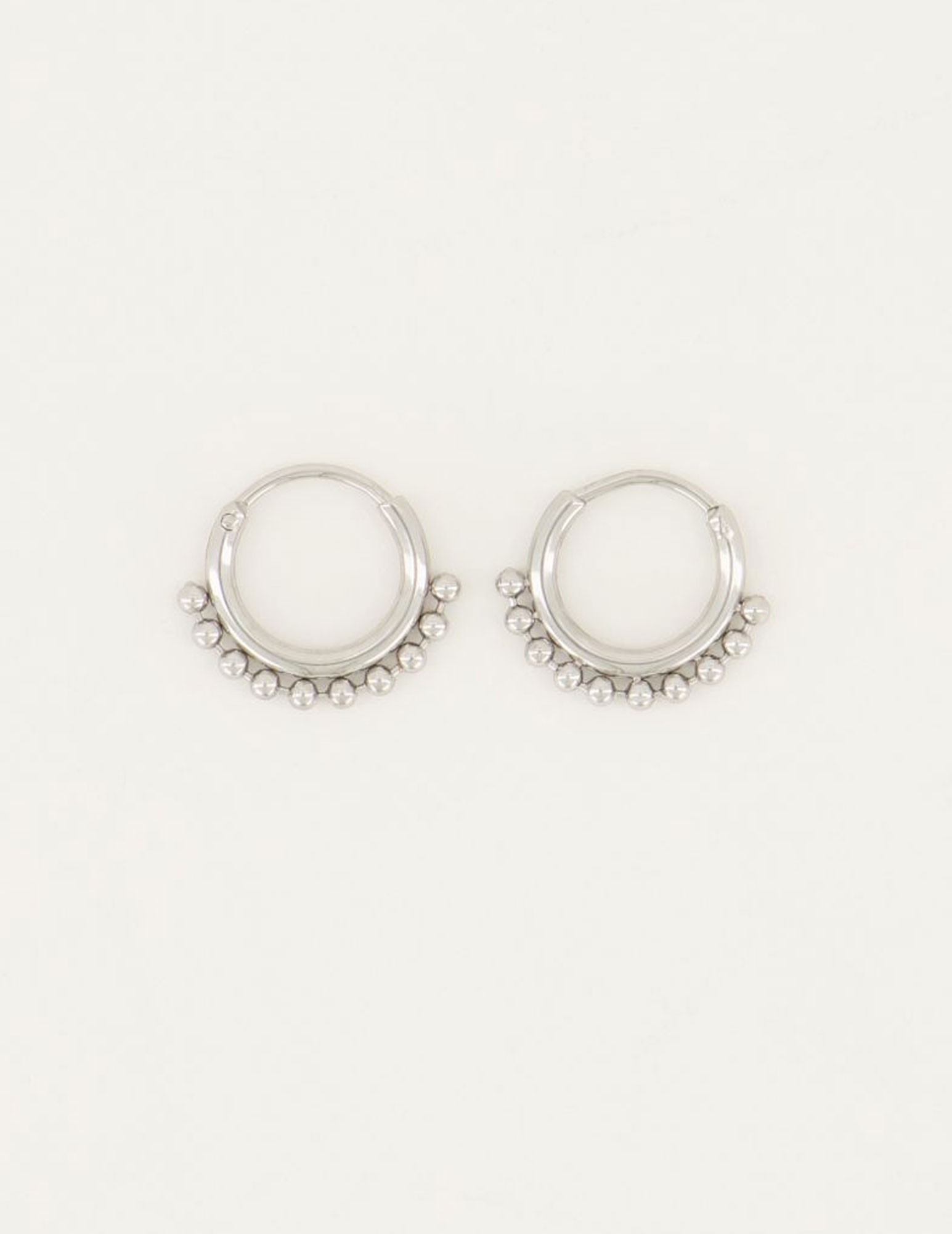 My Jewellery Oorringen bolletjes klein  MJ05097 Zilver