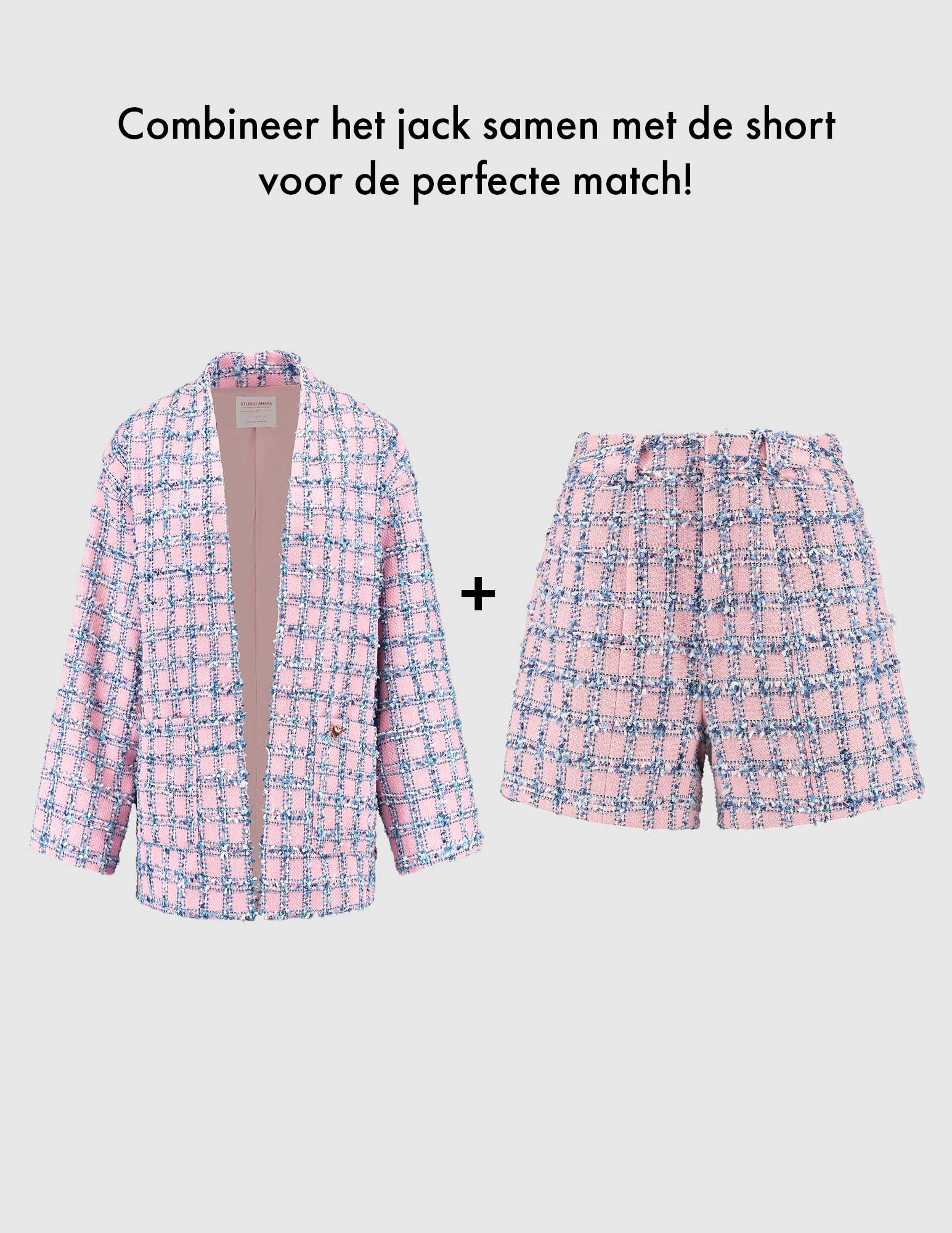 Amaya Amsterdam Short Legally blonde Roze