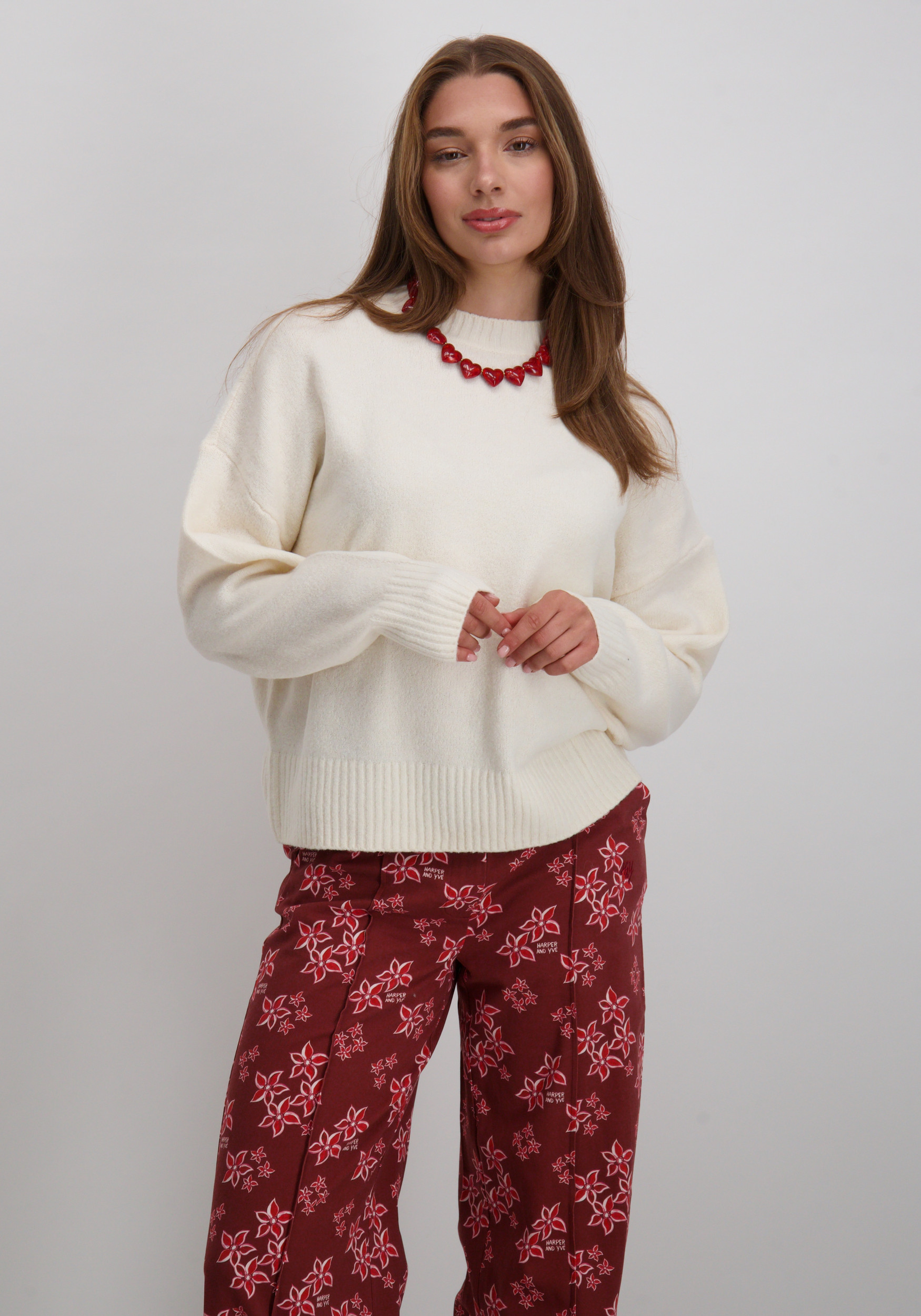 Vero moda Trui Boom 10320463 Wolwit-ecru