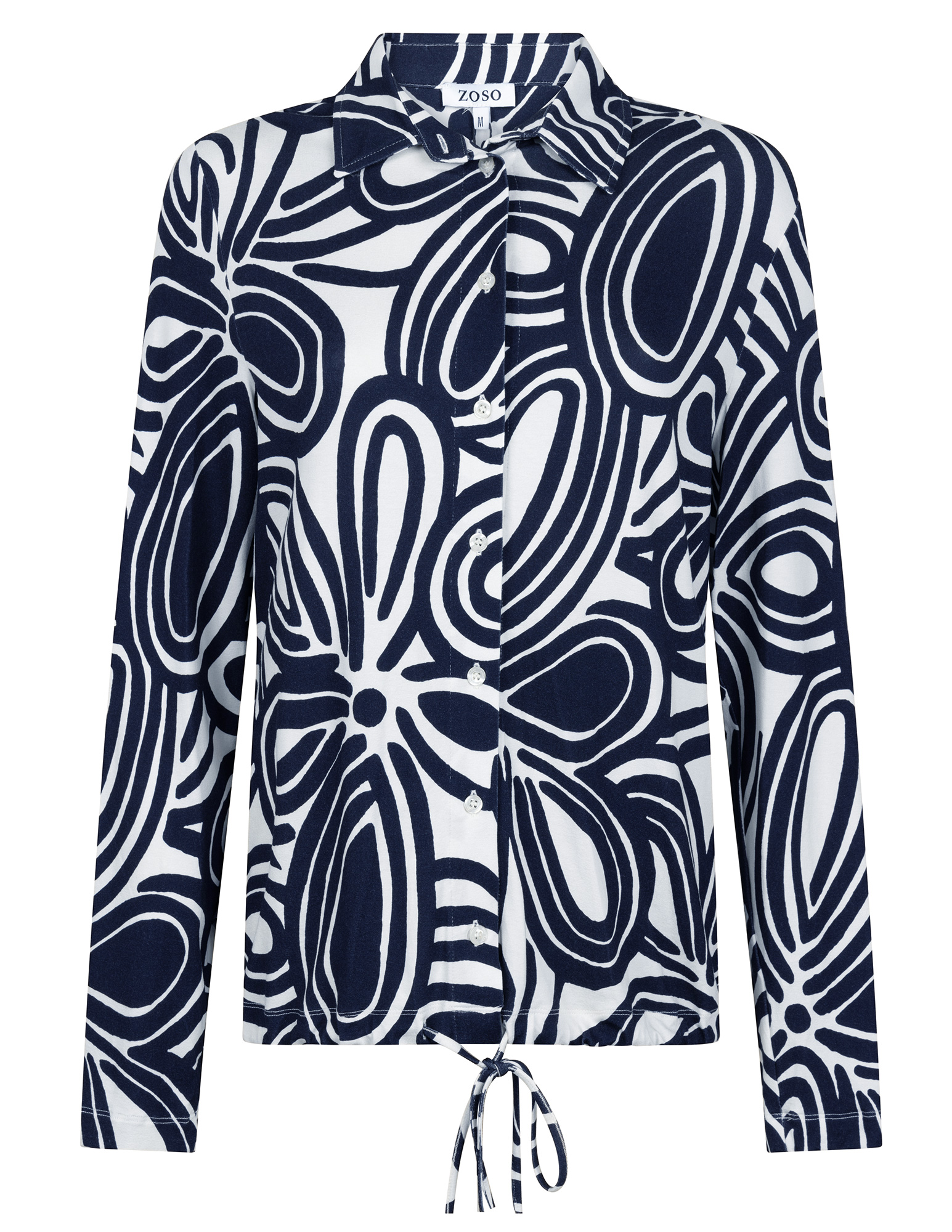 Zoso Blouse 261Natalia Donker blauw