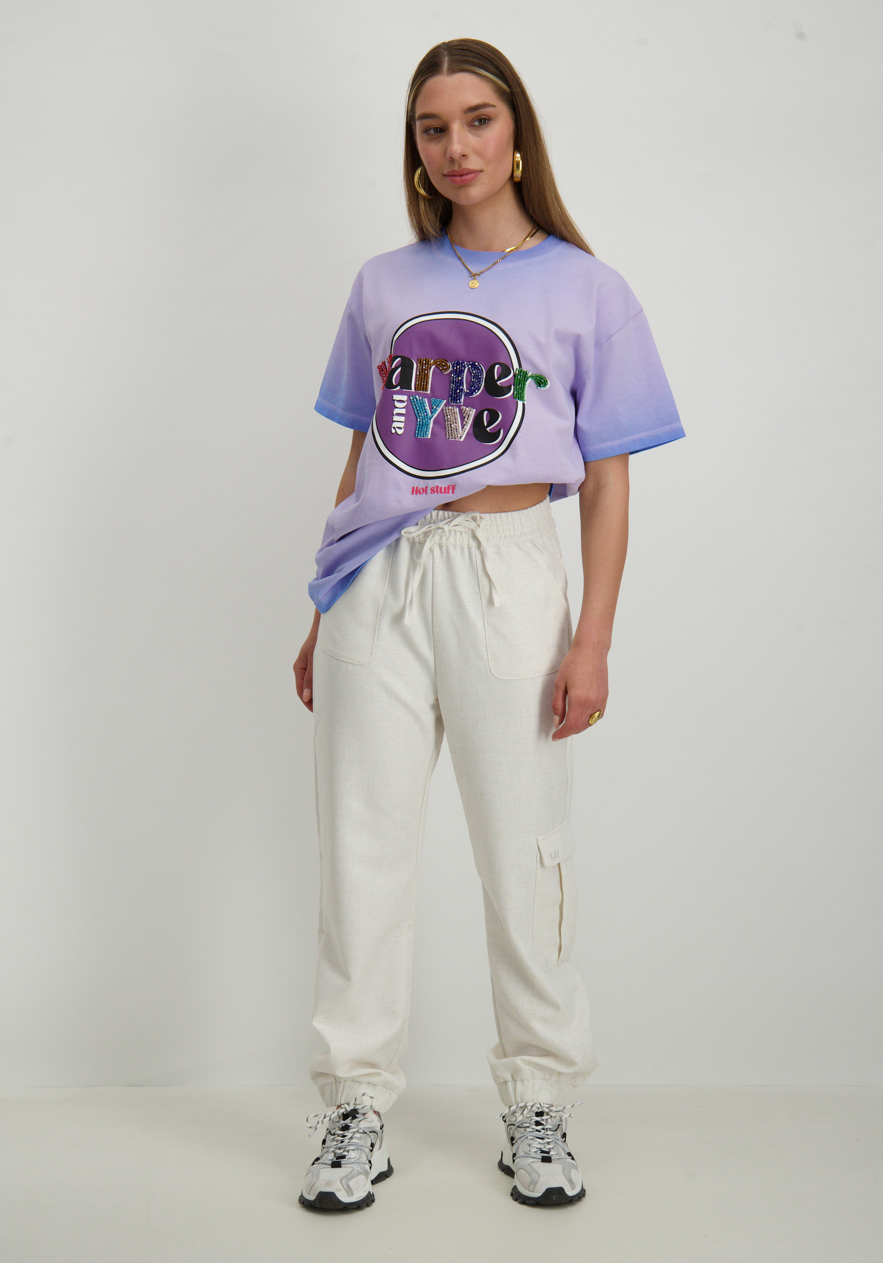 Lofty Manner Broek Evelina QC36 Ecru