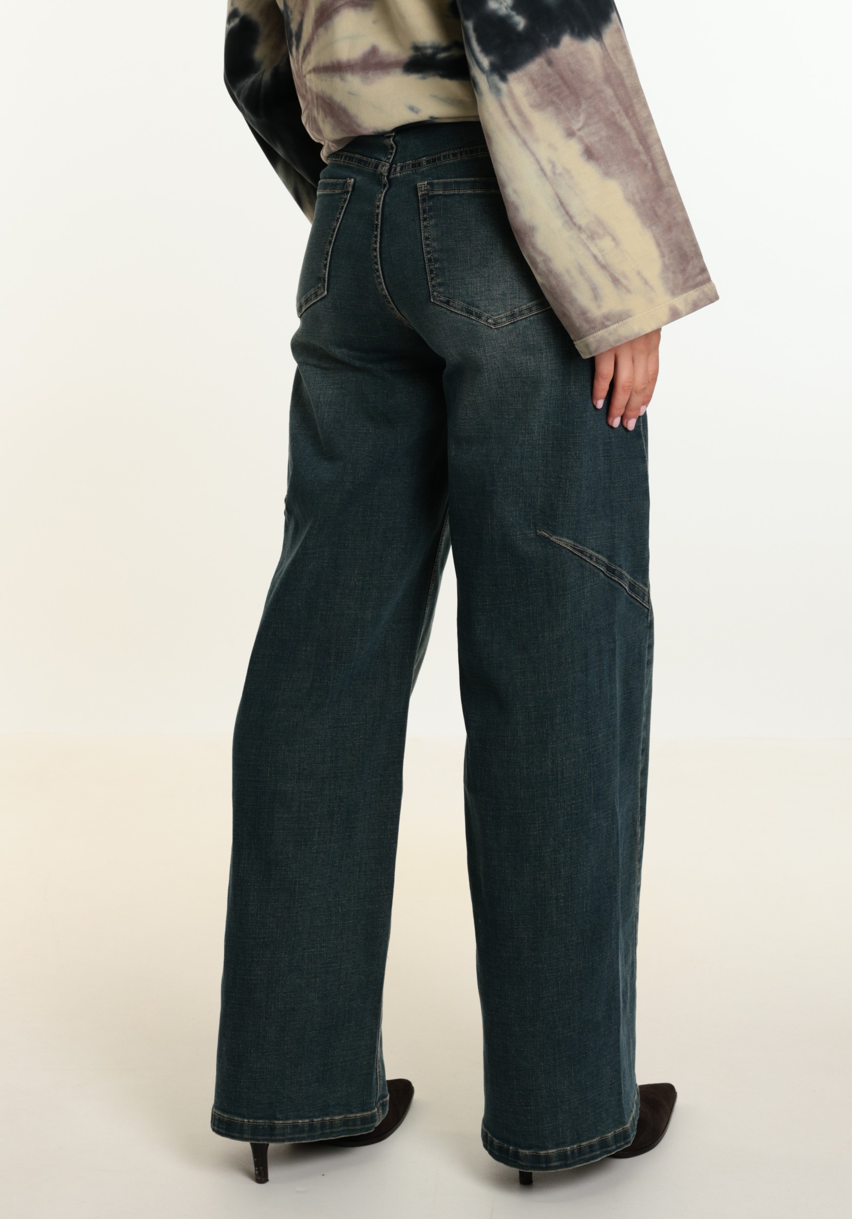 Geisha Jeans Wide 61808-10 Blauw