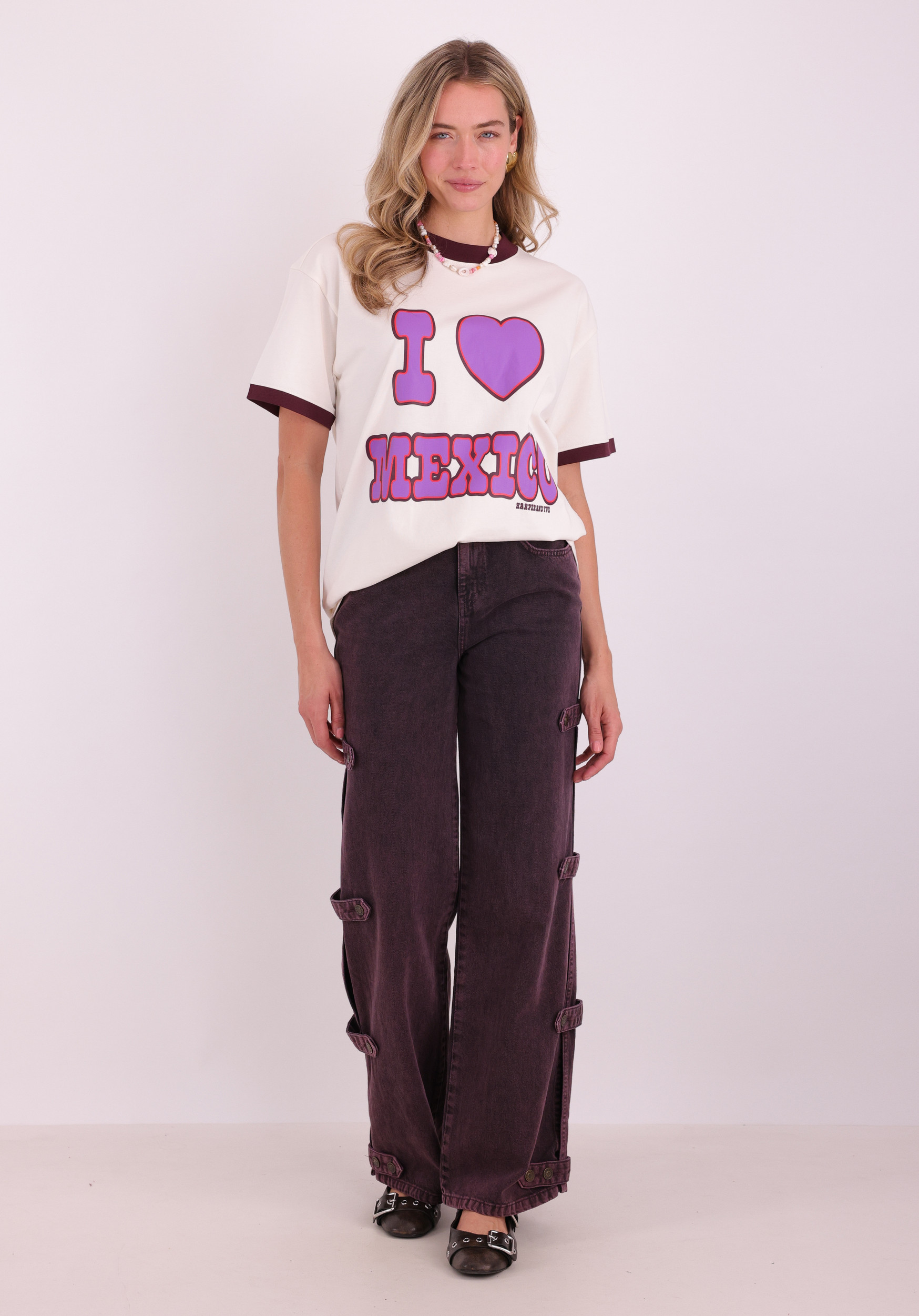 Harper & Yve T-shirt Mexico SS6Y306 Ecru