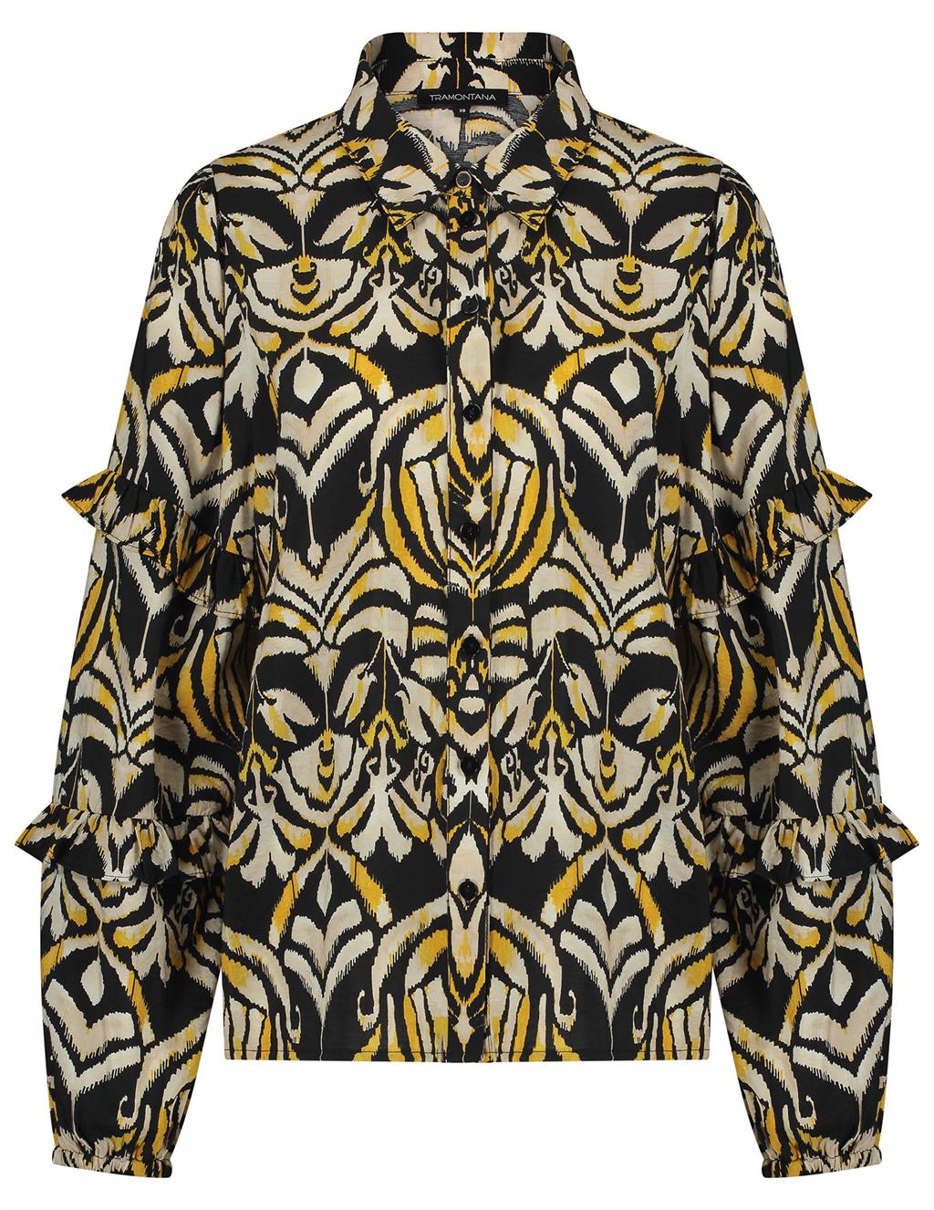 Tramontana Blouse Ornamentals C05-13-301 Zwart