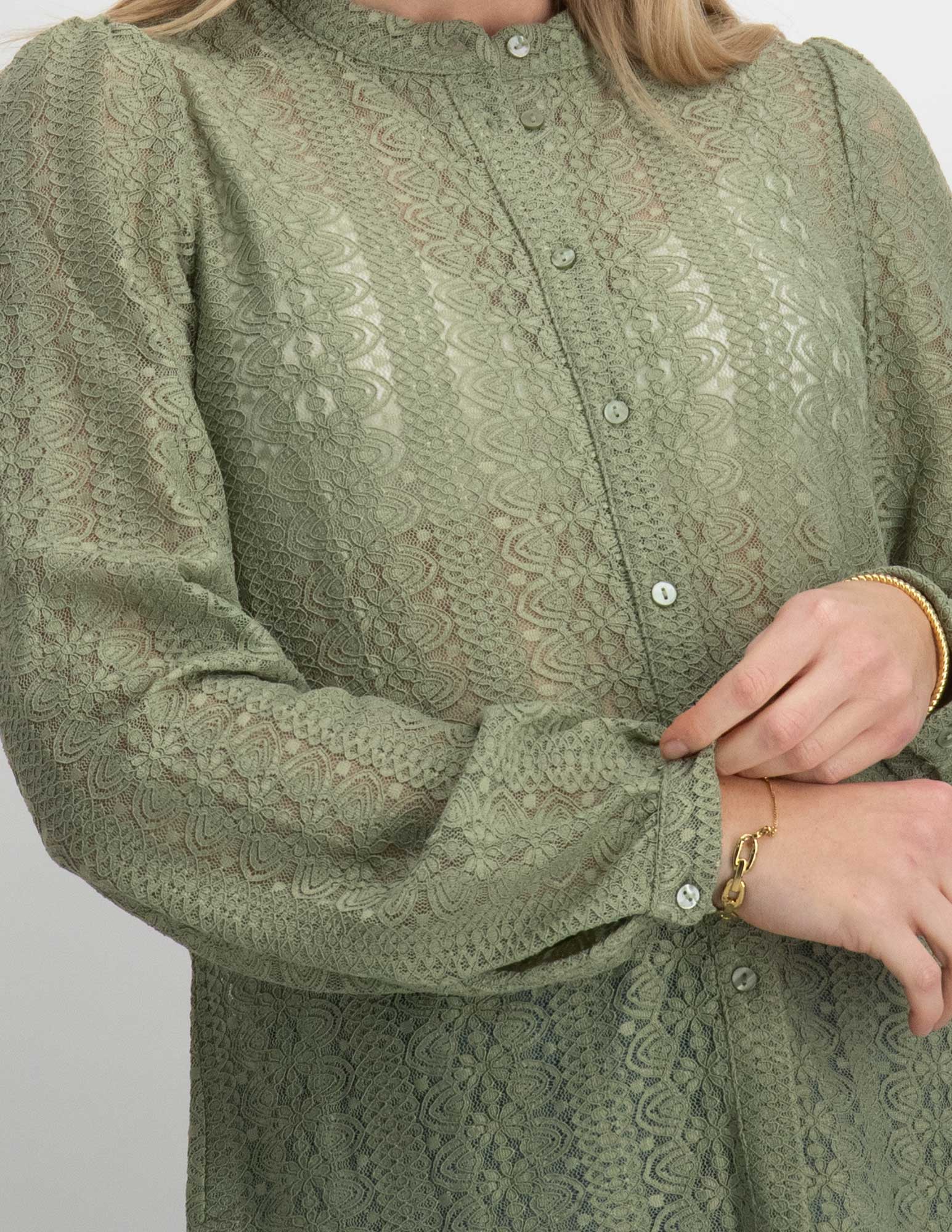 Vila Blouse Chikka 14082977 Groen