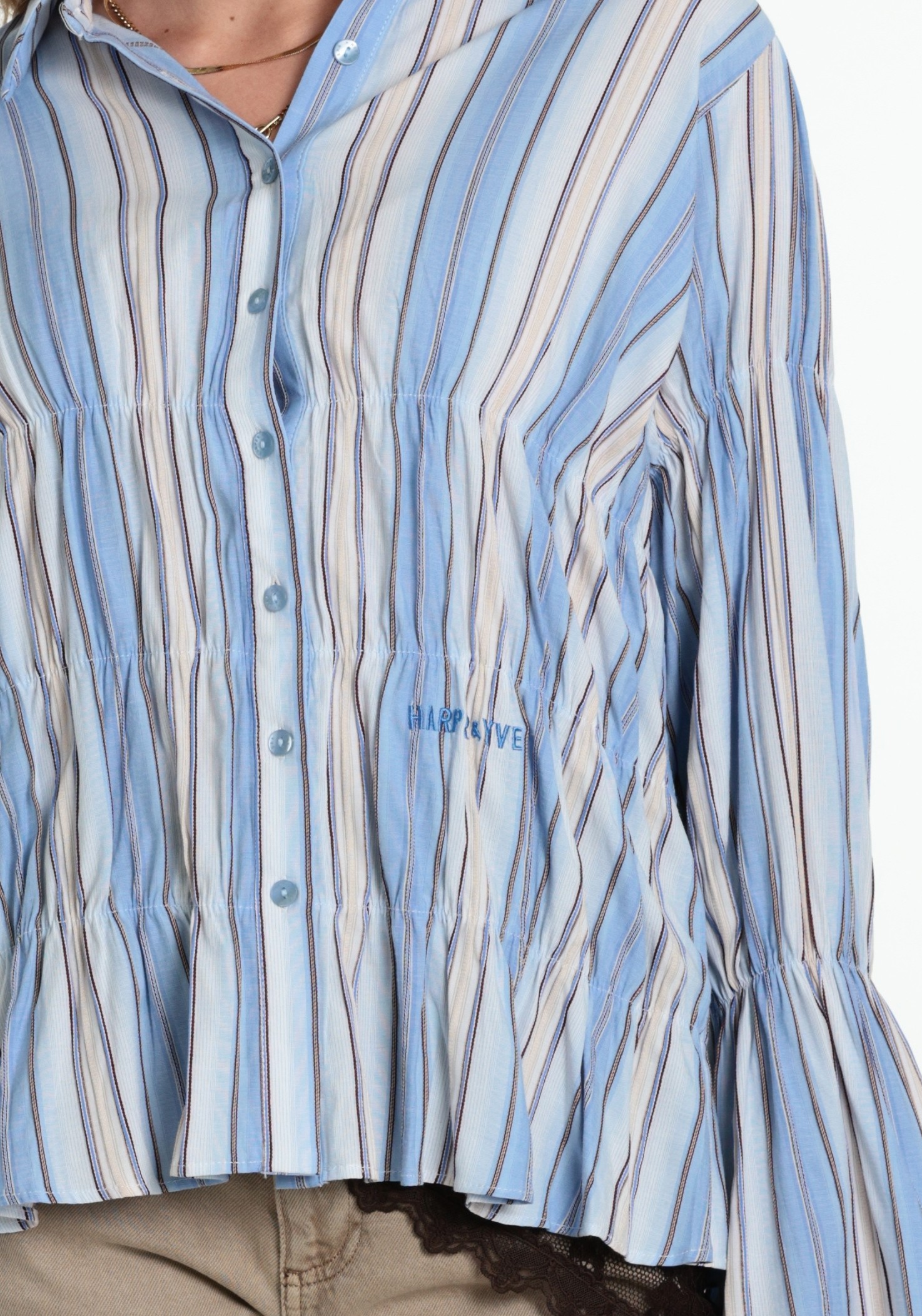 Harper & Yve Blouse Senna AW6P611 Licht blauw