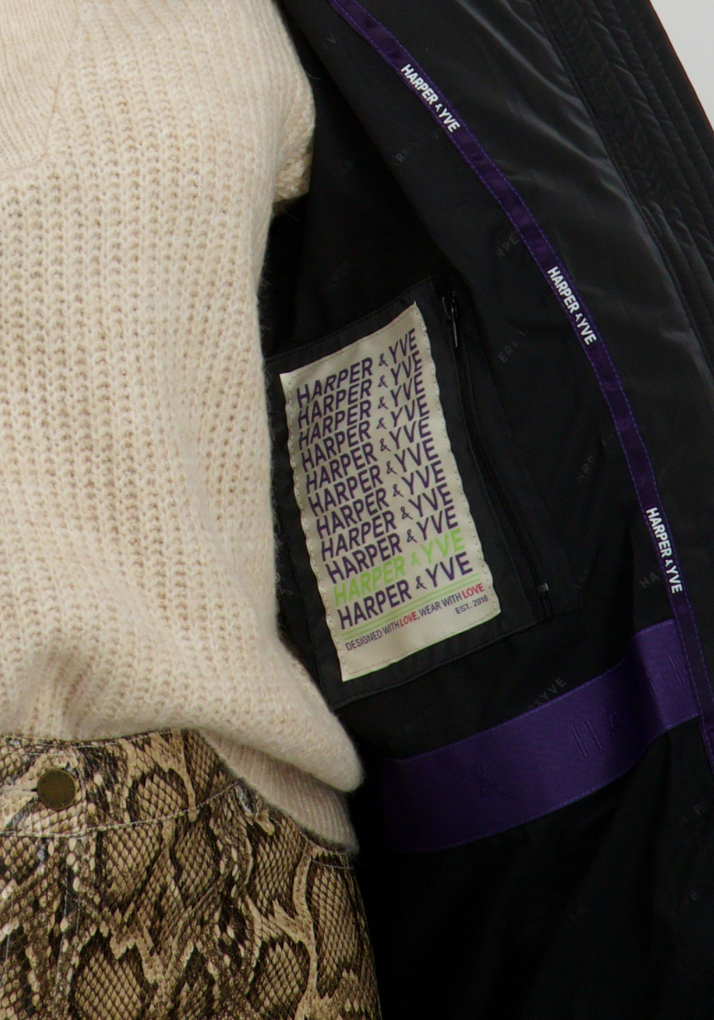 Harper & Yve Jas Yitty AW24N217 Zwart