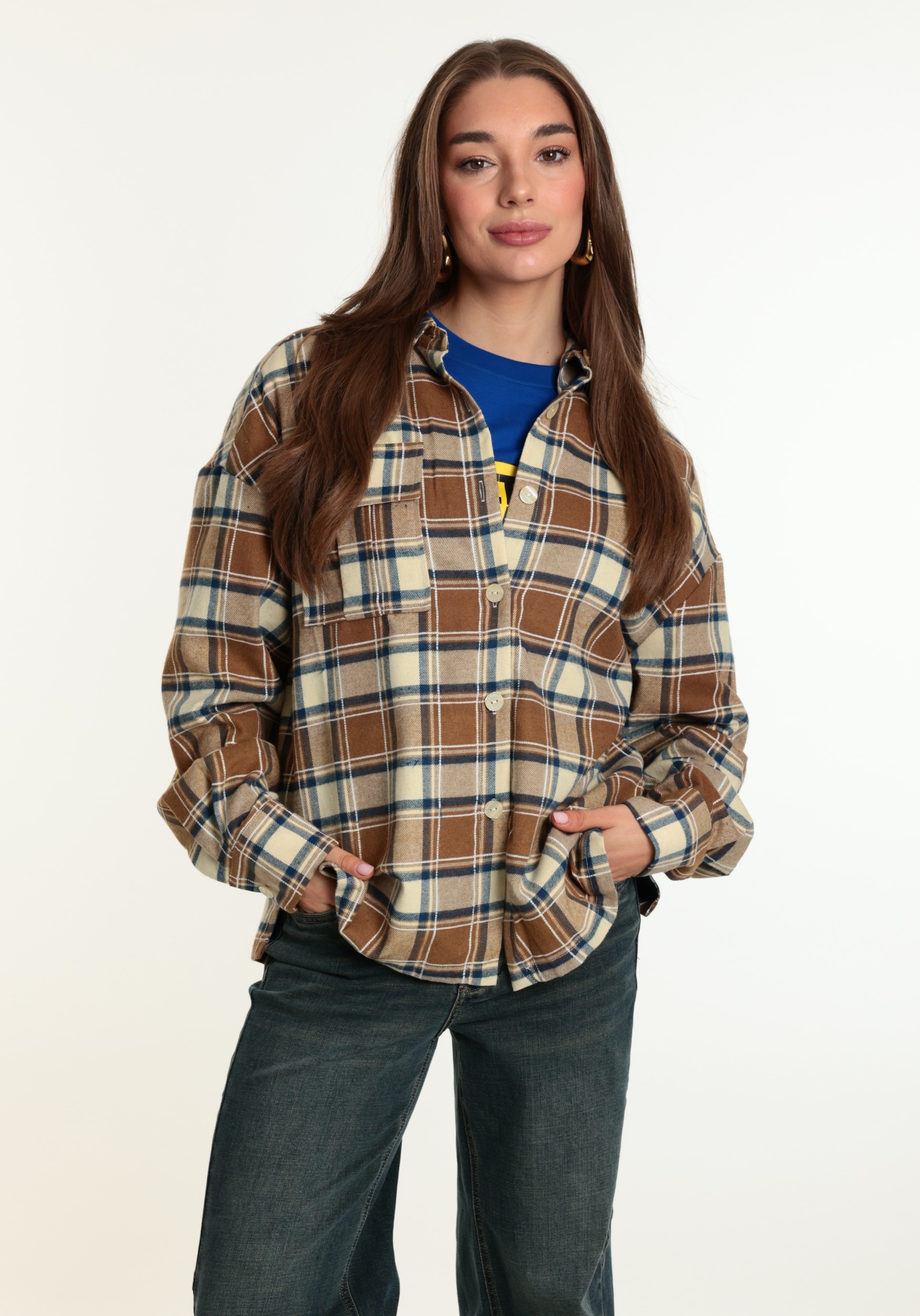 Harper & Yve Blouse Selena AW6P605 Licht bruin