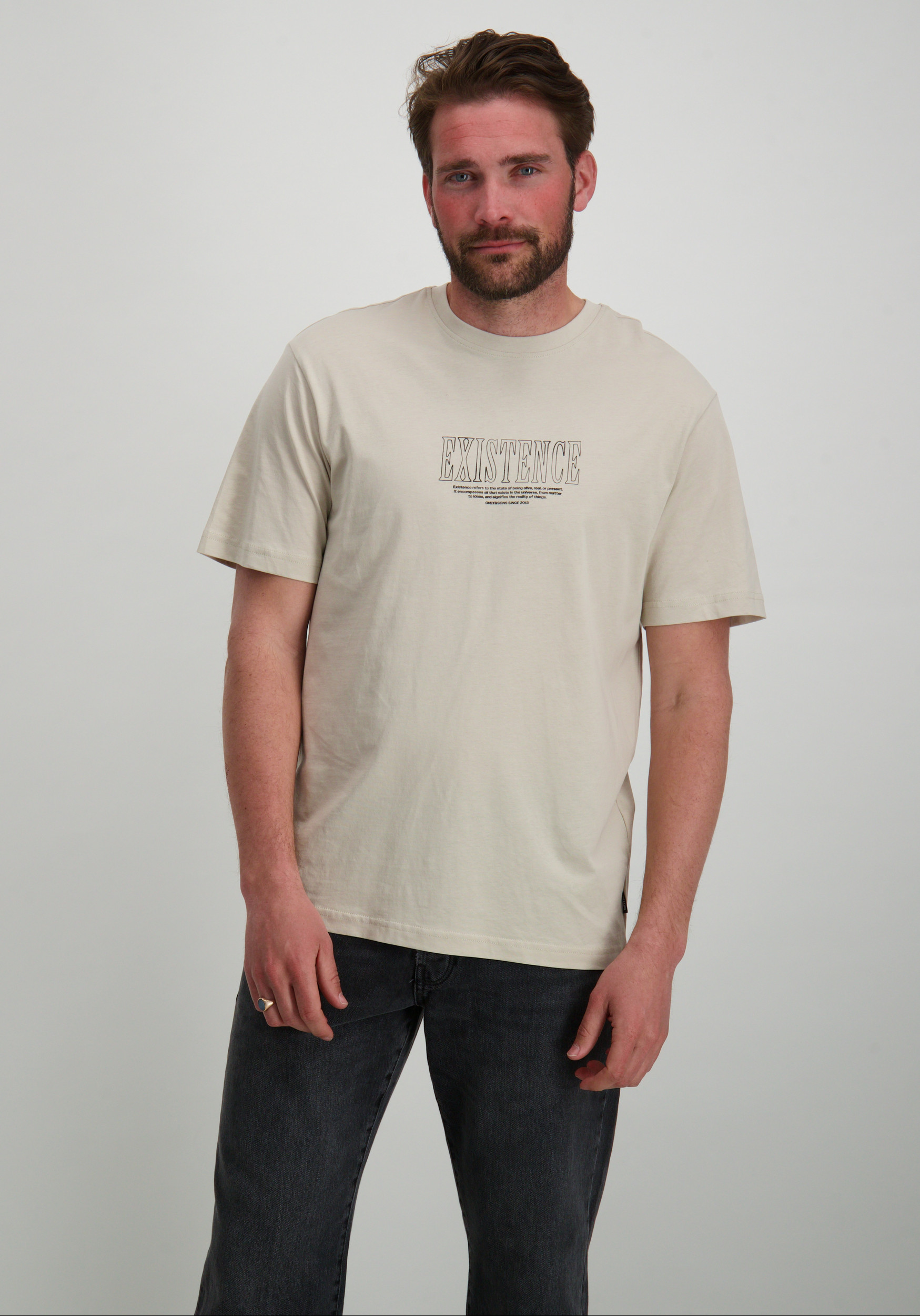 ONLY & SONS T-shirt Keane 22030973 Beige