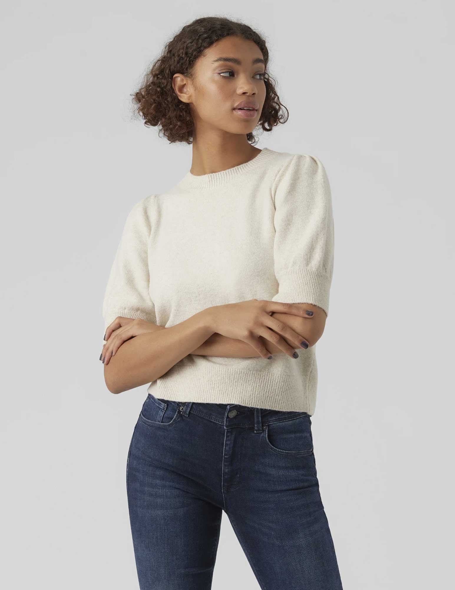 VERO MODA Trui Doffy 10278313 Wolwit-ecru