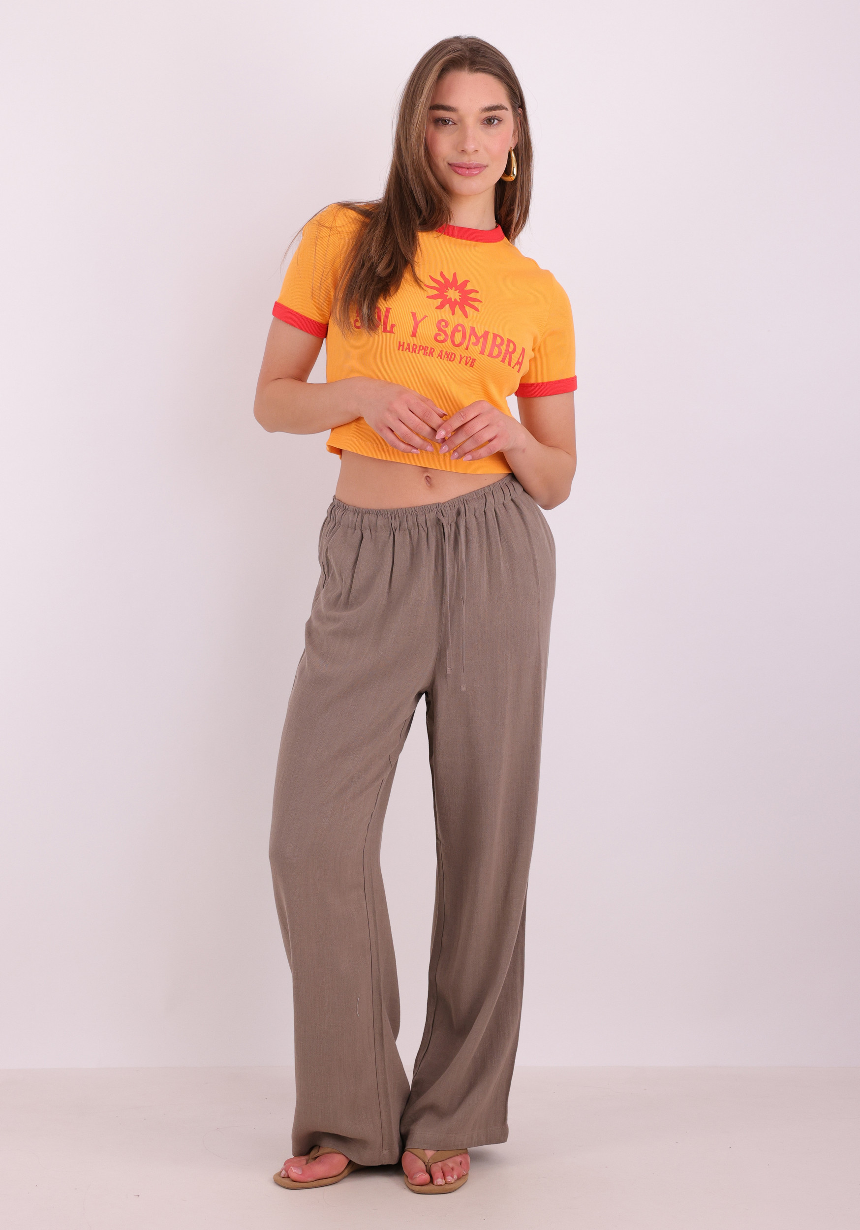 ONLY Broek Siesta 15322263 Licht bruin