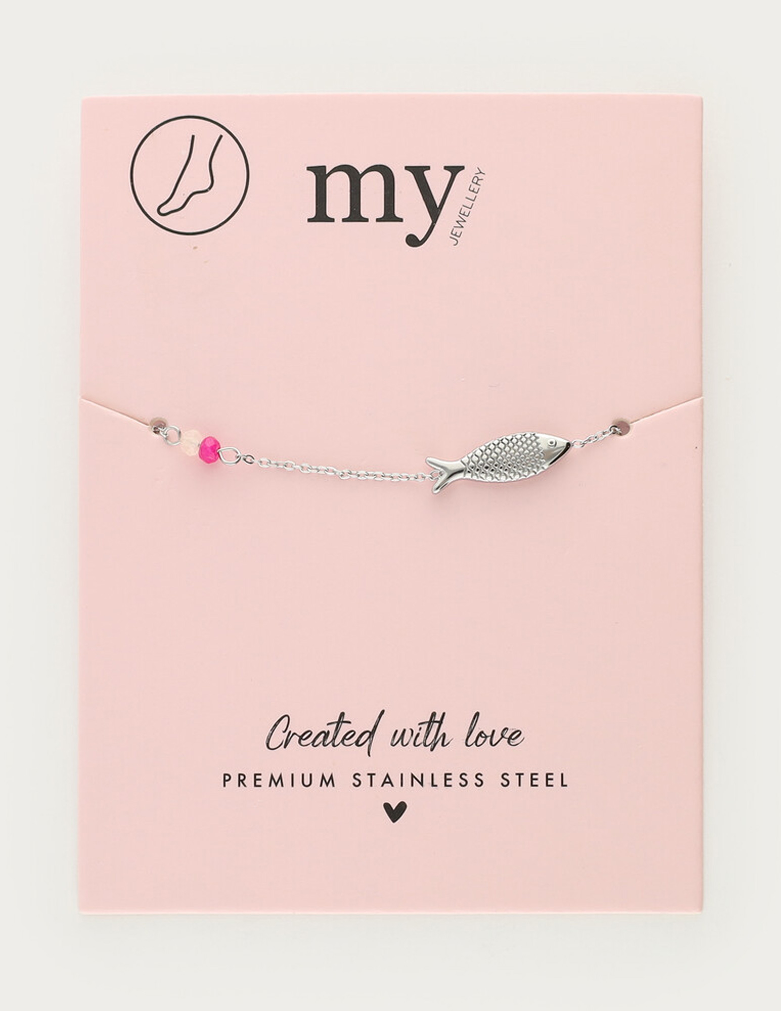 My Jewellery Enkelbandje met ocean bedels MJ12915 Zilver