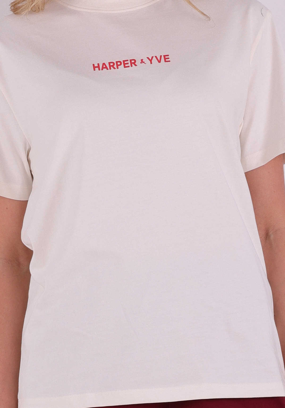 Harper & Yve T-shirt Mexican back SS6Y308 Ecru