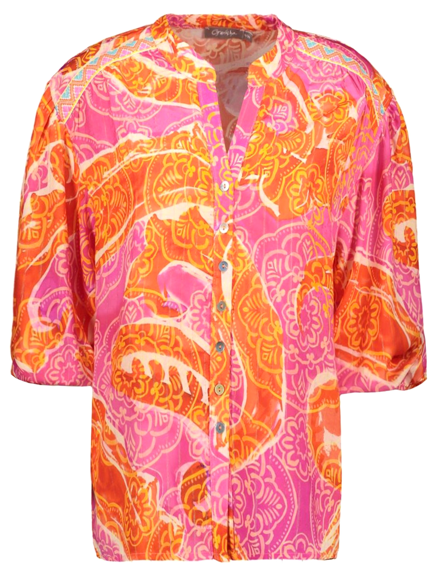 Geisha Blouse 53311-70 Oranje
