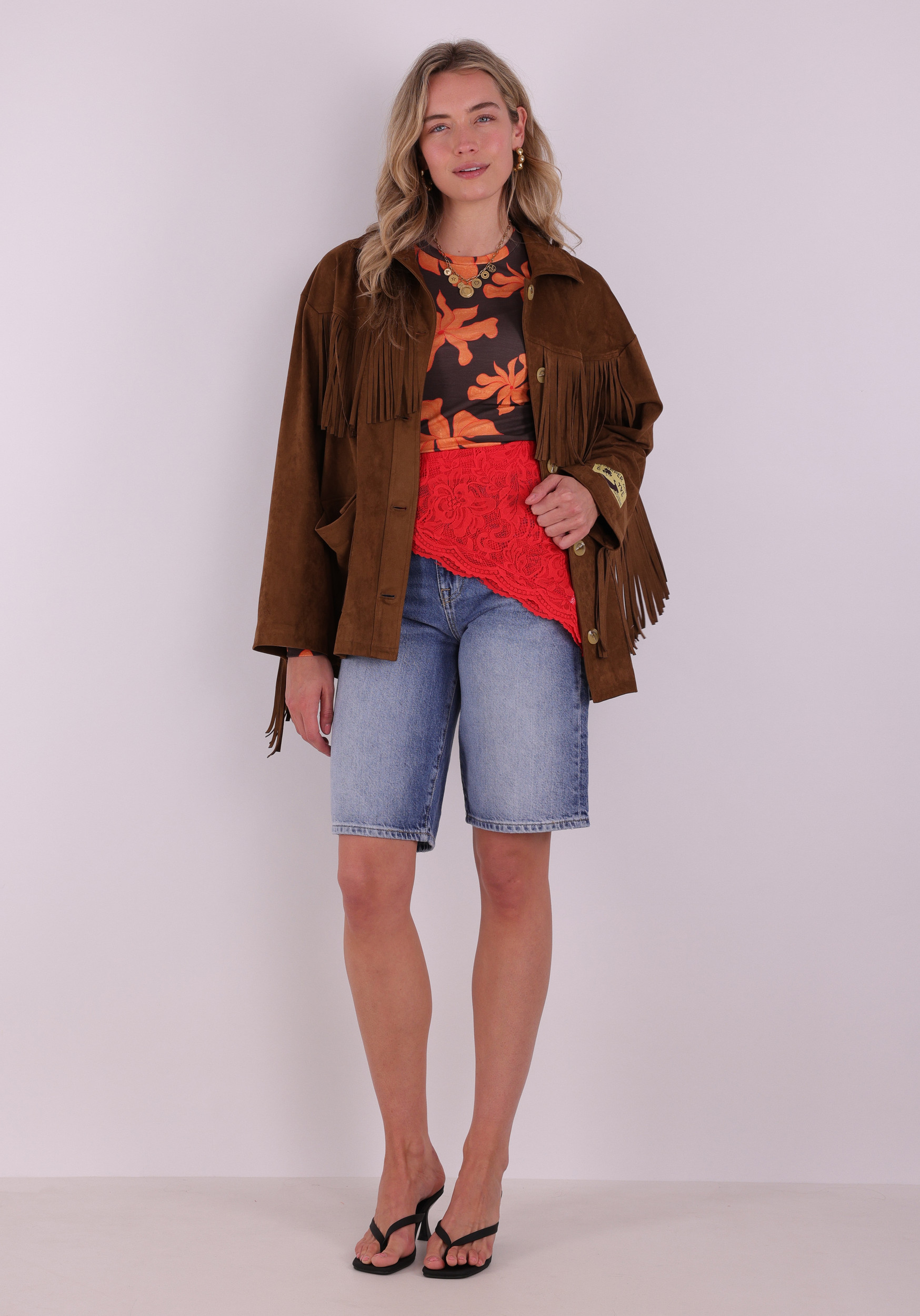 Harper & Yve Sjaal Lace SS6PACC01 Rood