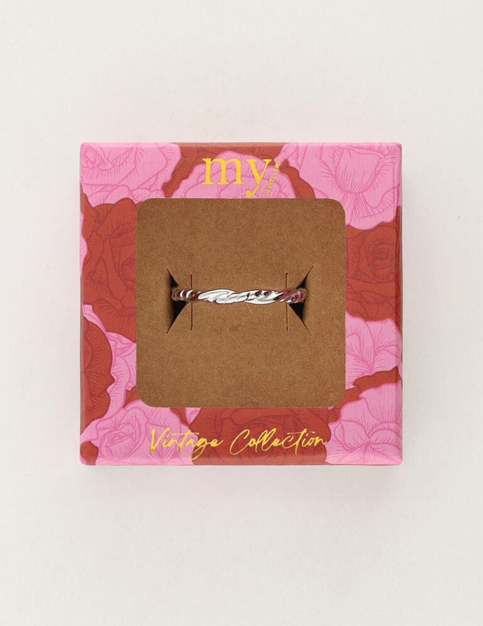 My Jewellery Vintage ring met twist MJ11237 Zilver