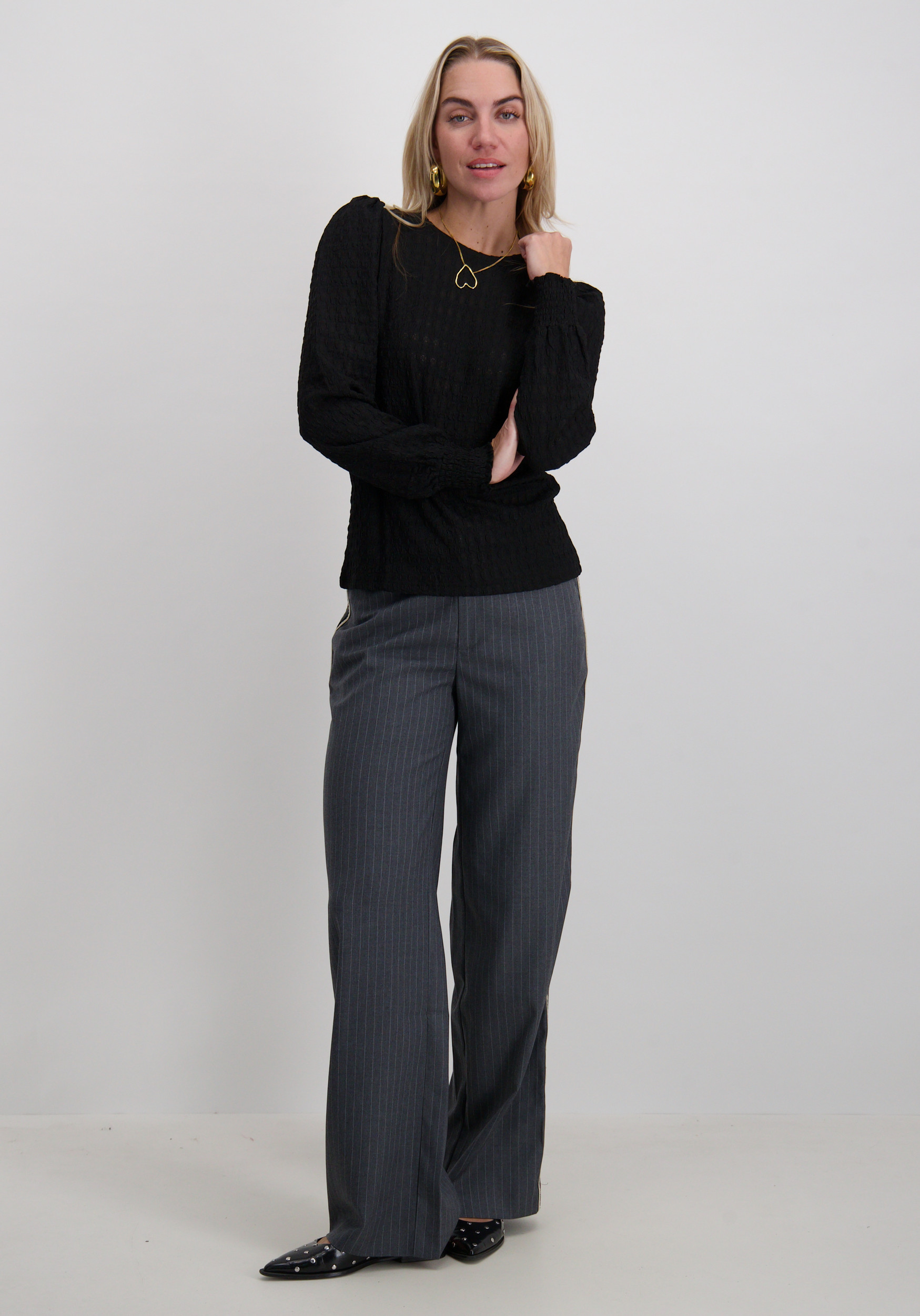 Lofty Manner Top Thyrsa QK203.1 Zwart