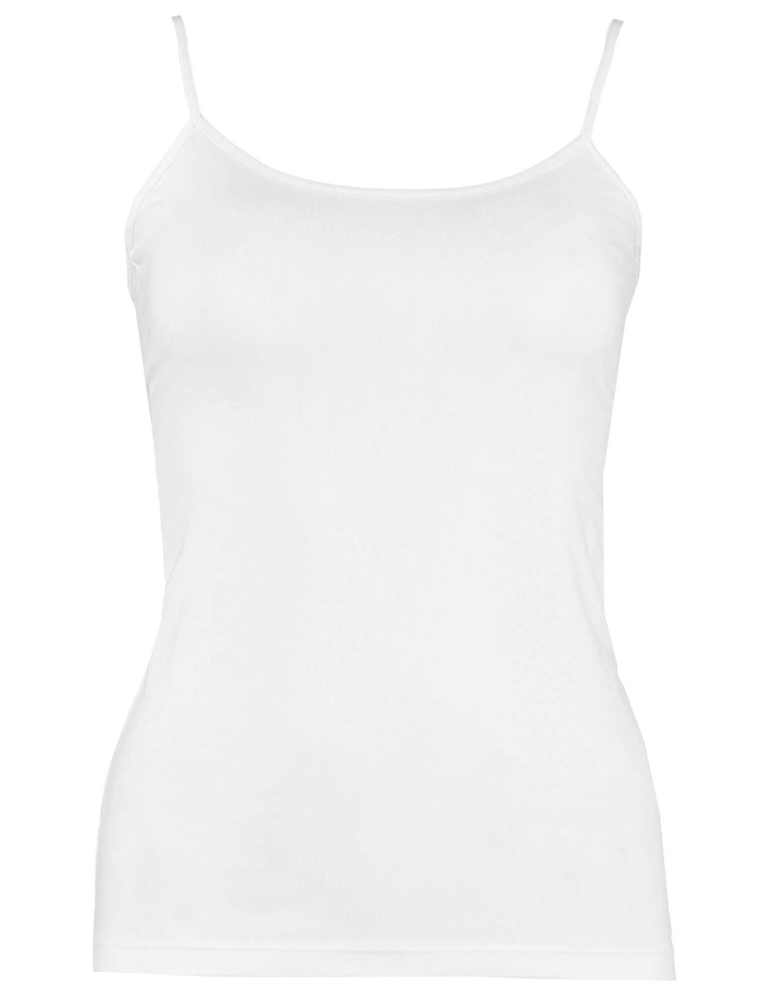 Be'Lieve Spaghetti Top 50305 Wit