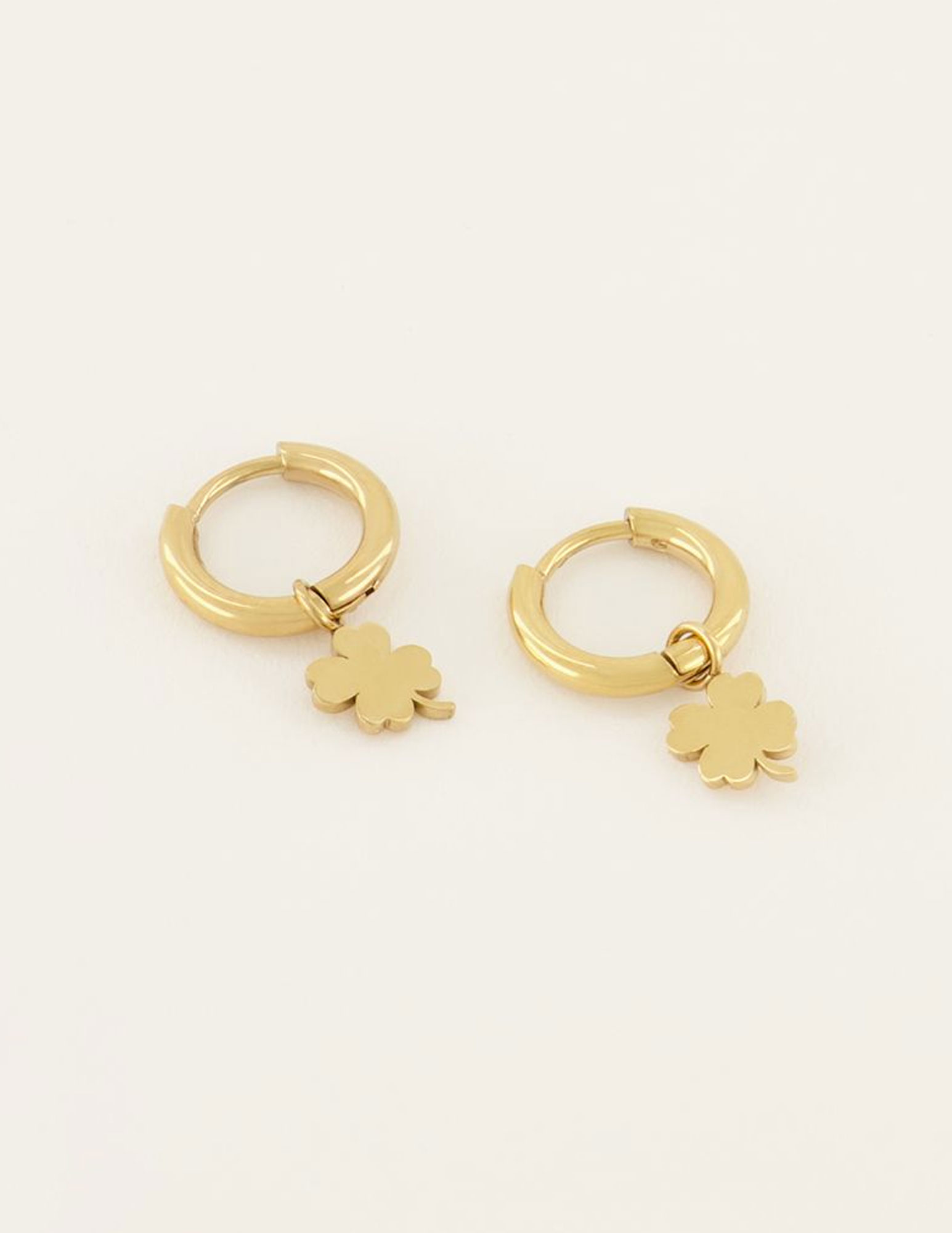 My Jewellery Oorbellen clover MJ07340 Goud