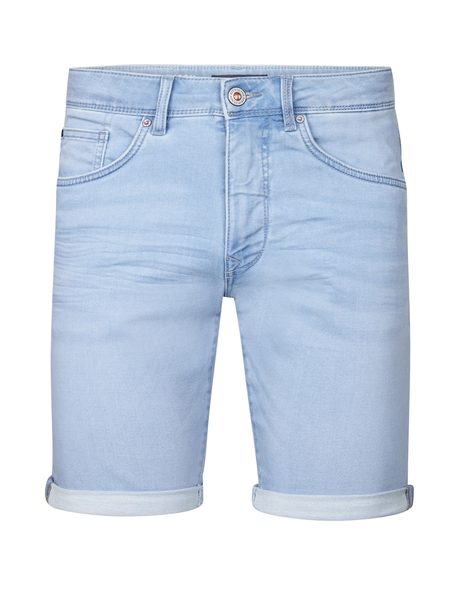 Petrol Denim short M-ROS-SHO001 Raf blauw
