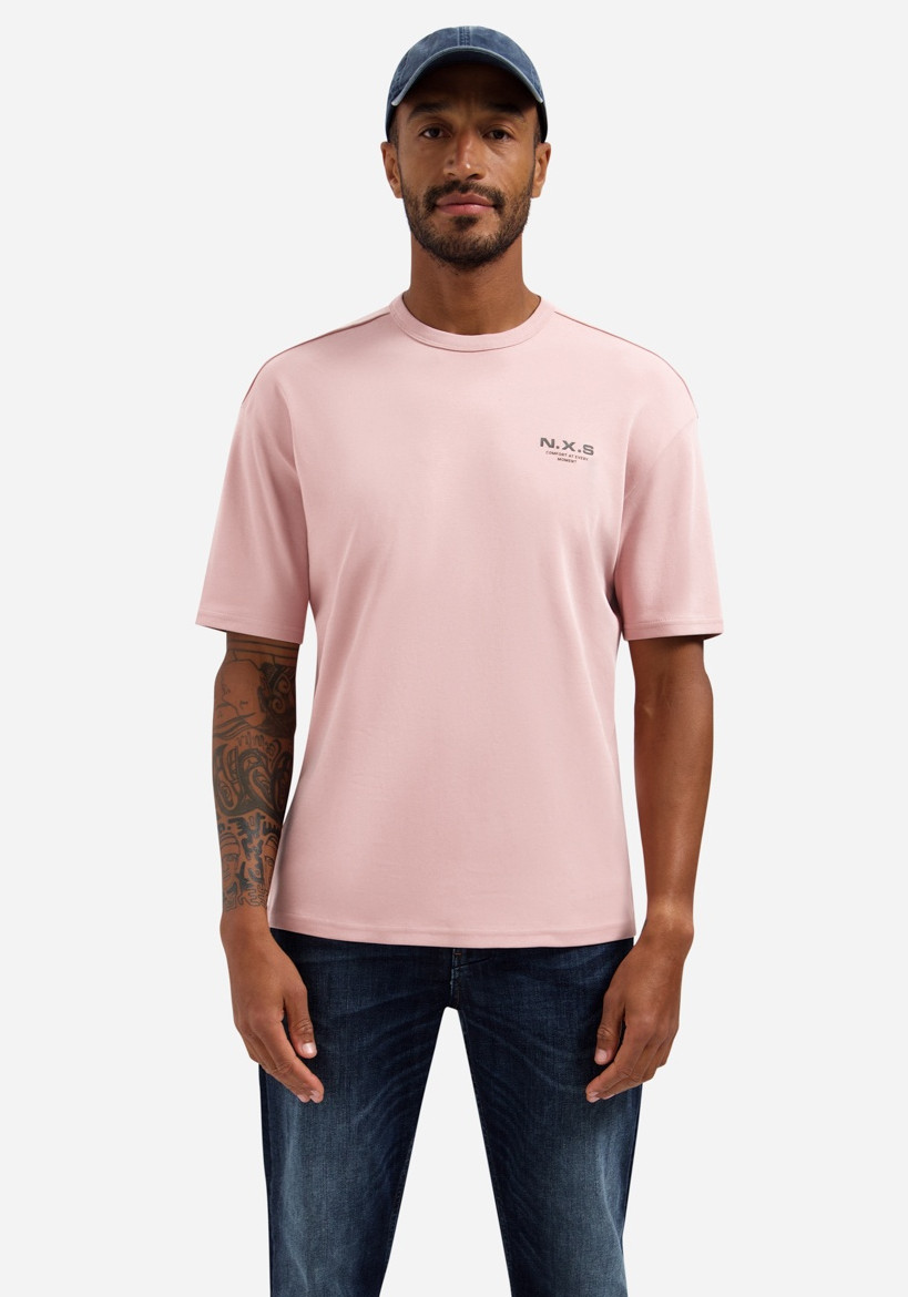 No Excess T-shirt interlock 31340212 Licht rose