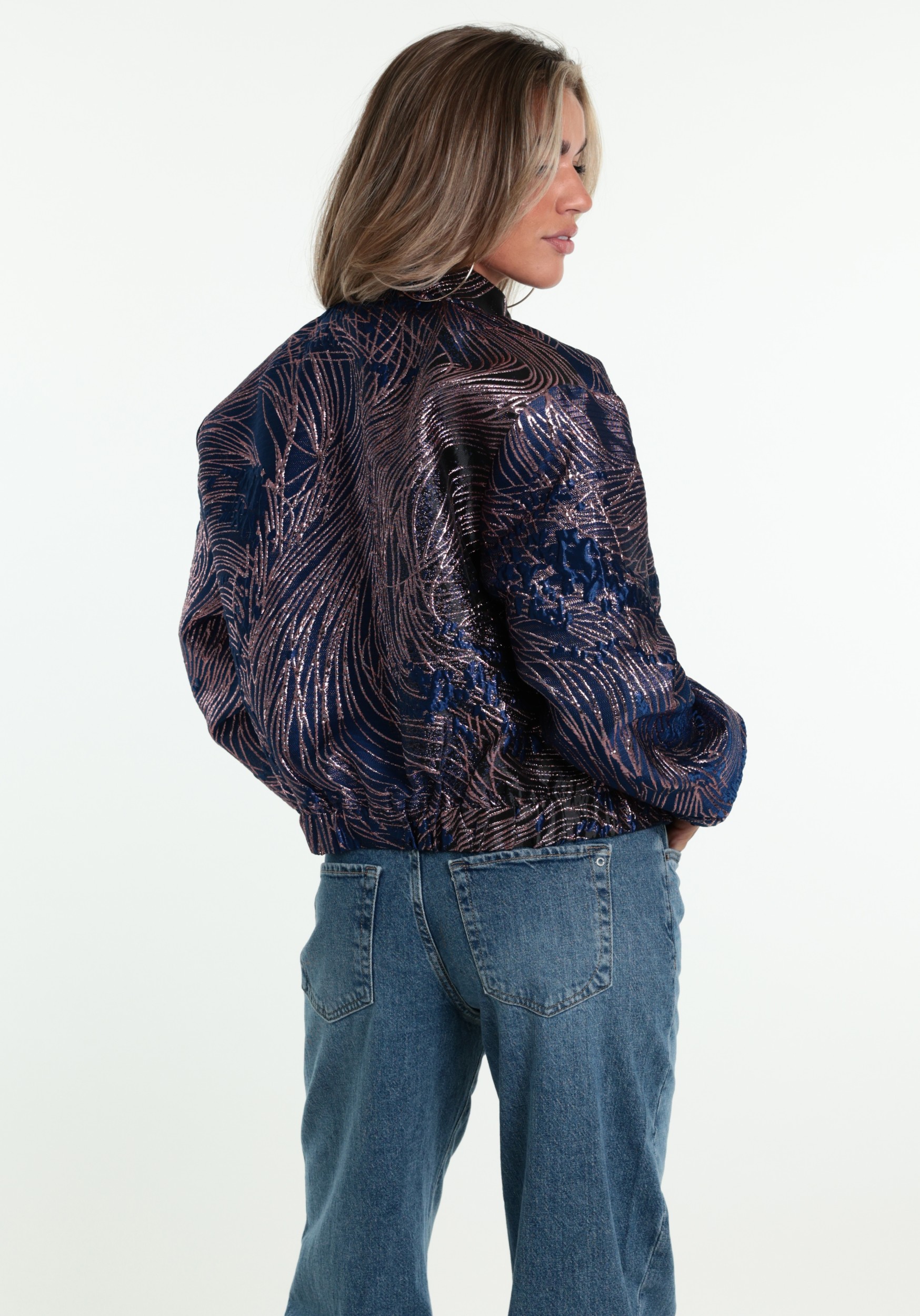 Jansen Amsterdam Bomberjack ASTER W26 Blauw design