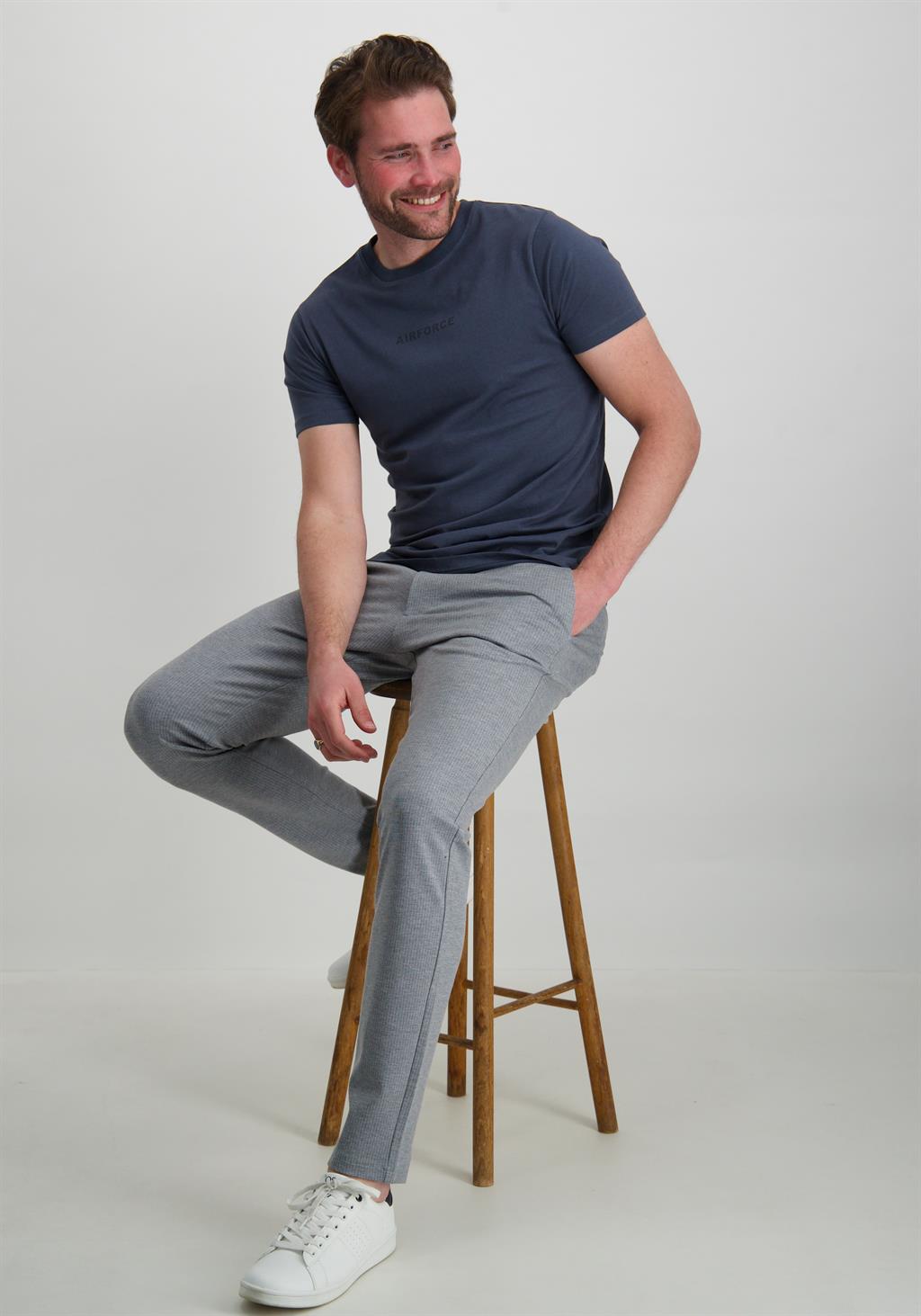 ONLY & SONS Broek Mark stripe 22024957 Donker Grijs